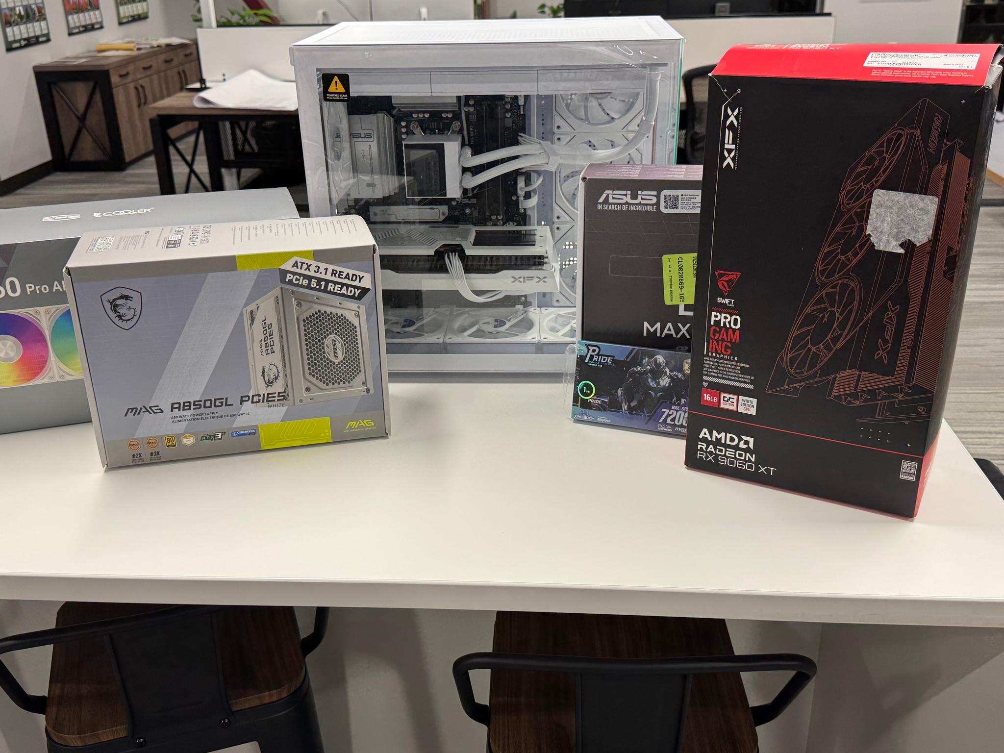 'ALL NEW PARTS' AM5 X3D PC with RX 9060 XT 16GB