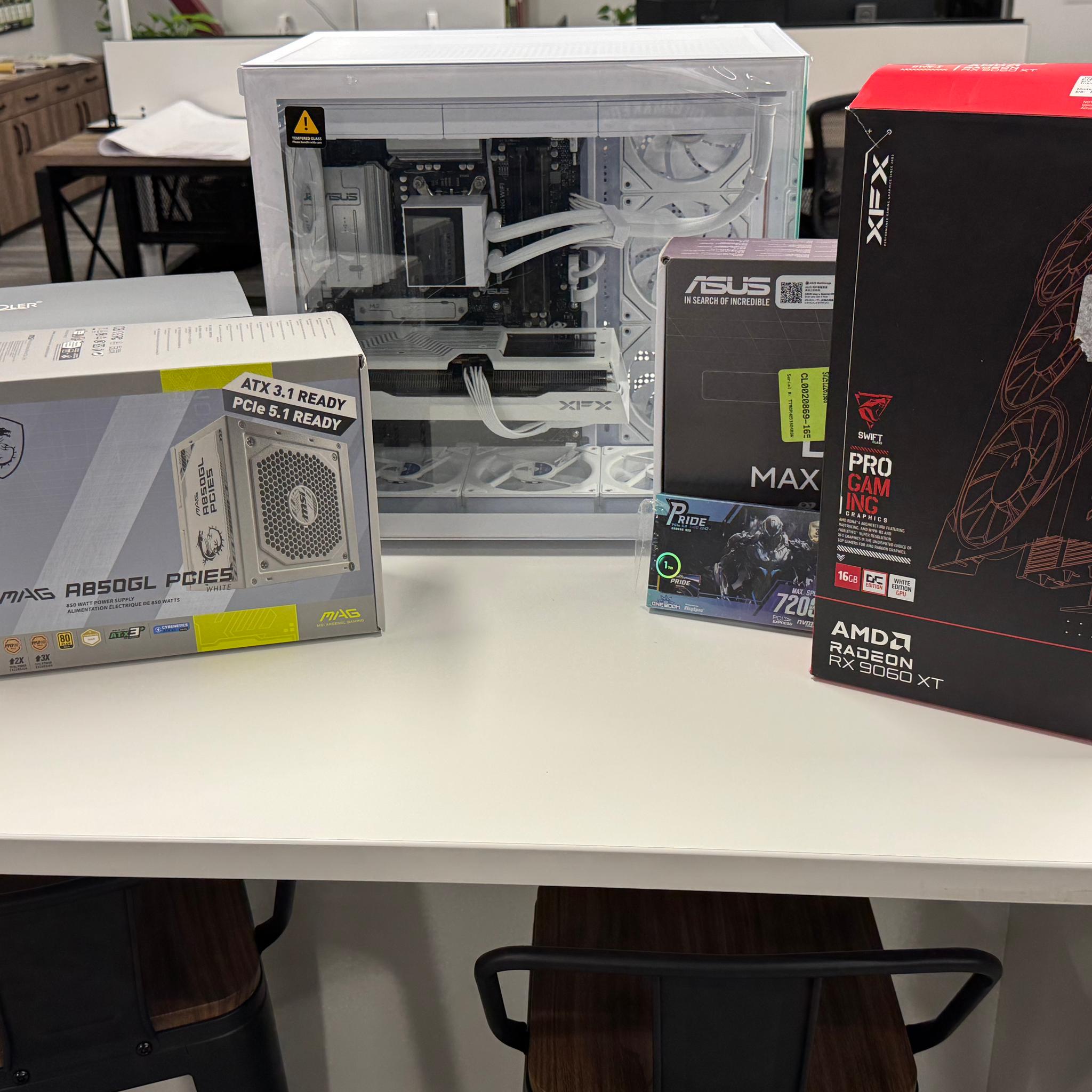 'ALL NEW PARTS' AM5 X3D PC with RX 9060 XT 16GB