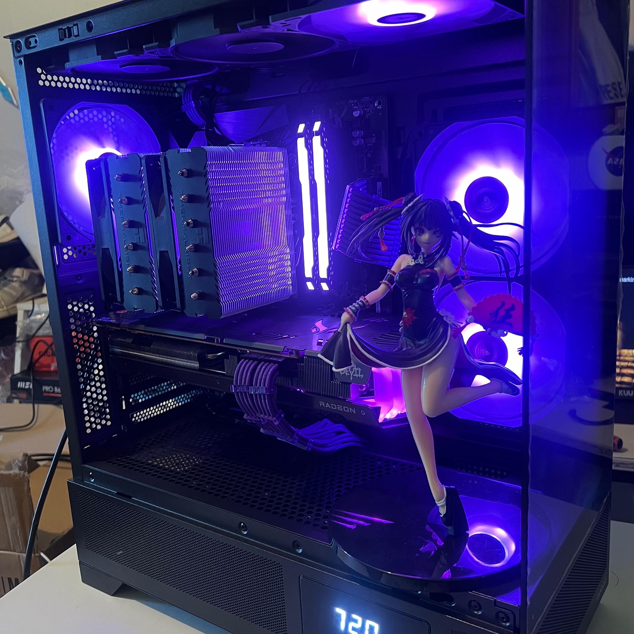 MEMORIAL DAY SALE 🔥 Purple ⚛️ Gaming PC | Ryzen 7 5800X | RX 6700XT 12GB | 32GB RAM | 1TB SSD | 11