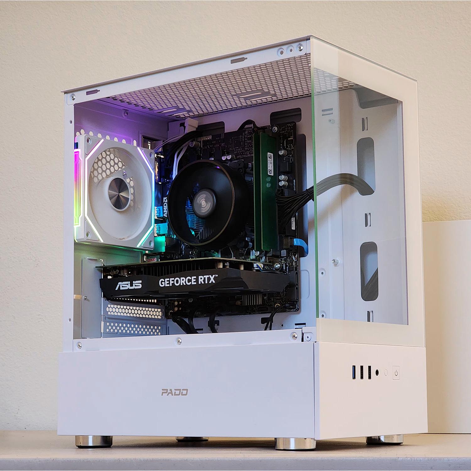 🧊 RTX 3050, Ryzen 3200G, 16GB DDR4, 512GB SSD, WIFI & BT, Starter RTX Gaming PC!