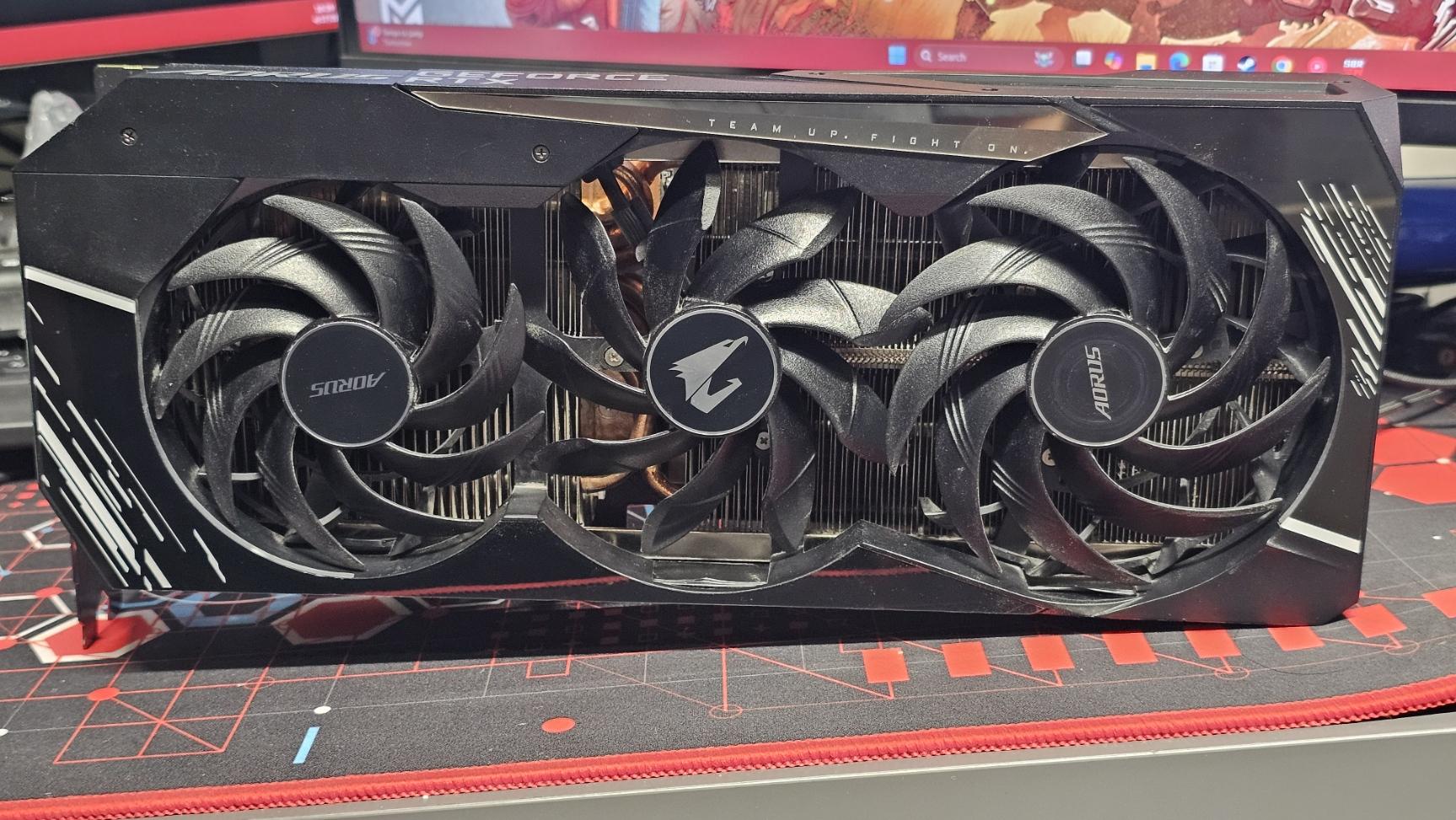 Used Gigabyte RTX3080 Aourus Master OC graphics card