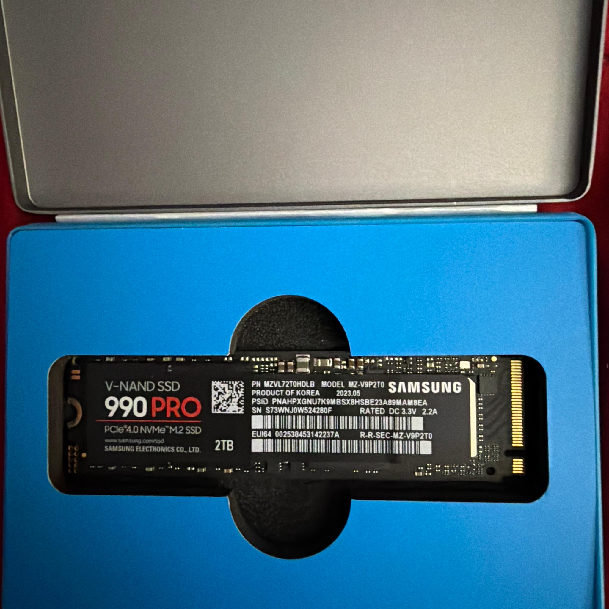 2TB Samsung 990 Pro New Open Box Gen 4 King!