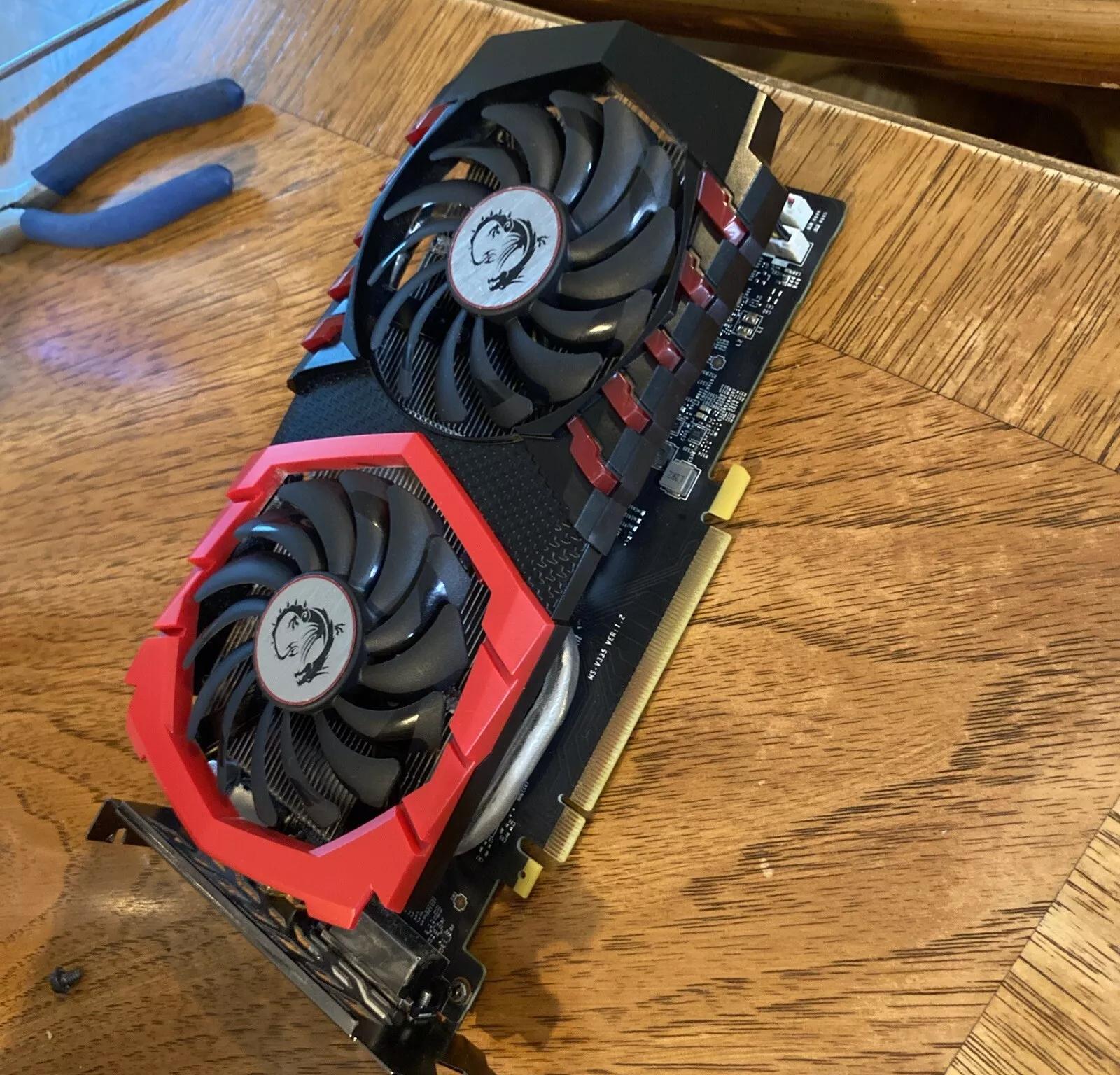 MSI NVIDIA GeForce GTX 1050 TI 4GB GDDR5 GPU (USED)