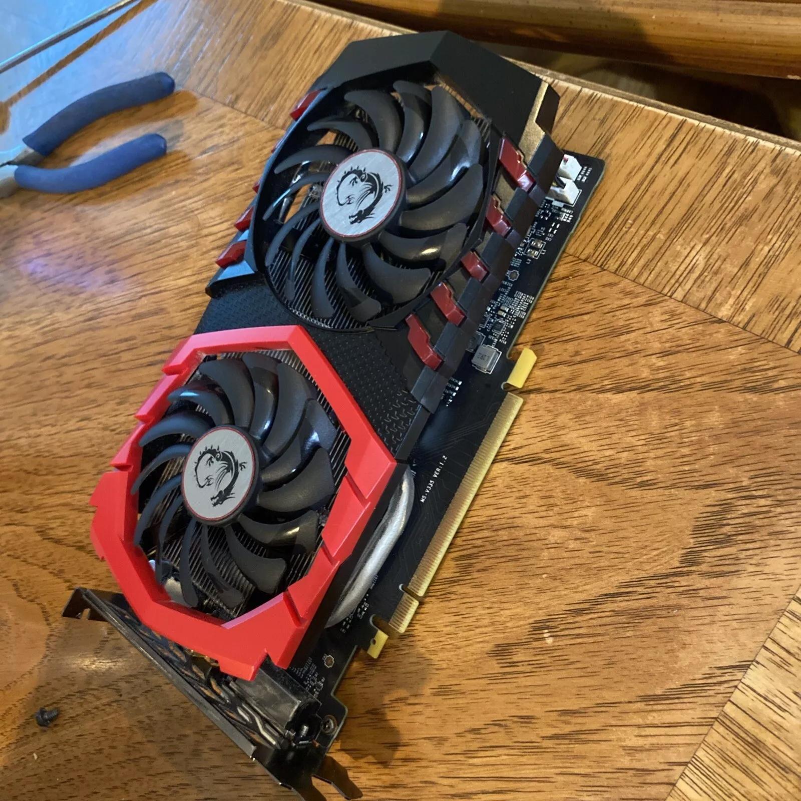 MSI NVIDIA GeForce GTX 1050 TI 4GB GDDR5 GPU (USED)