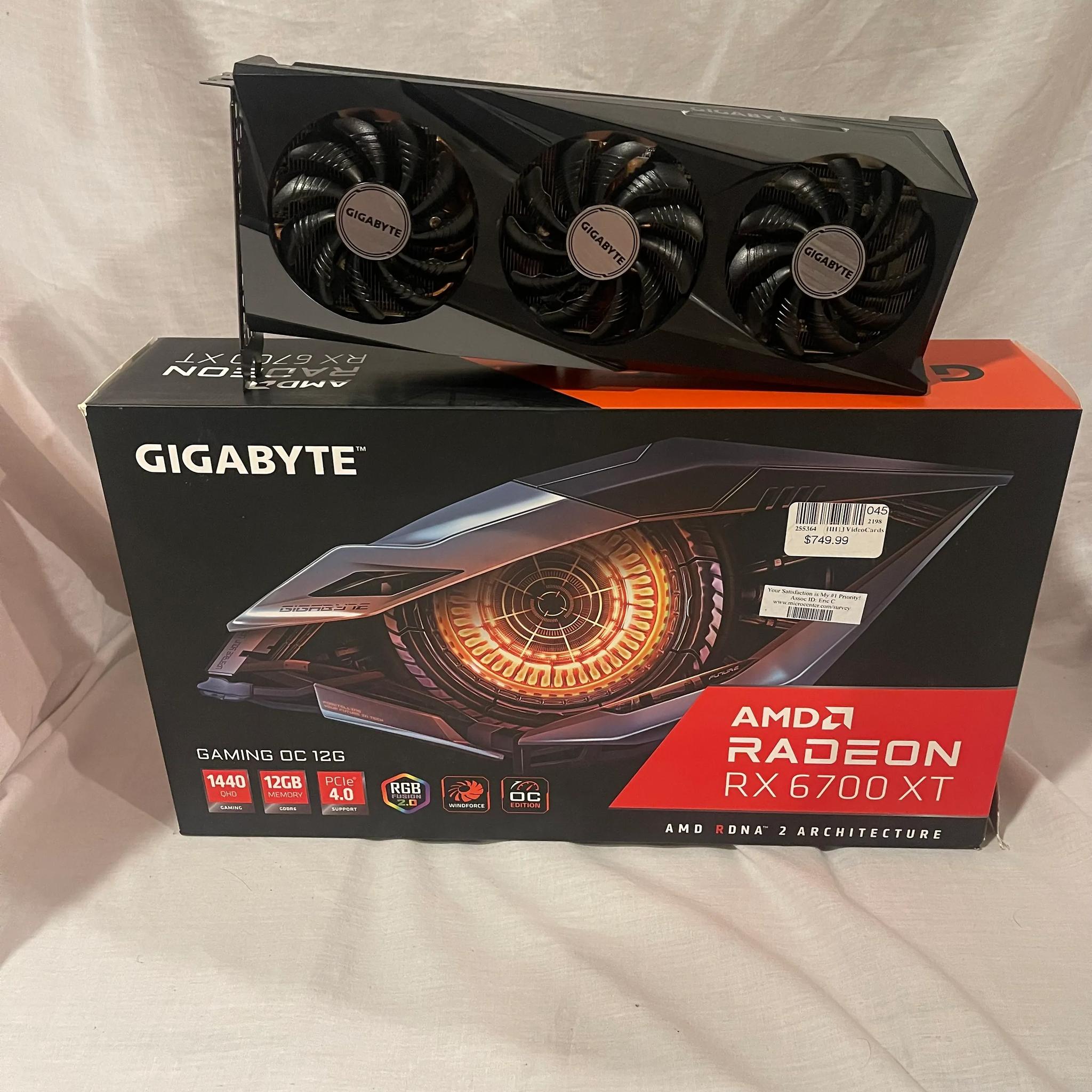 Gigabyte RX 6700 XT 12GB