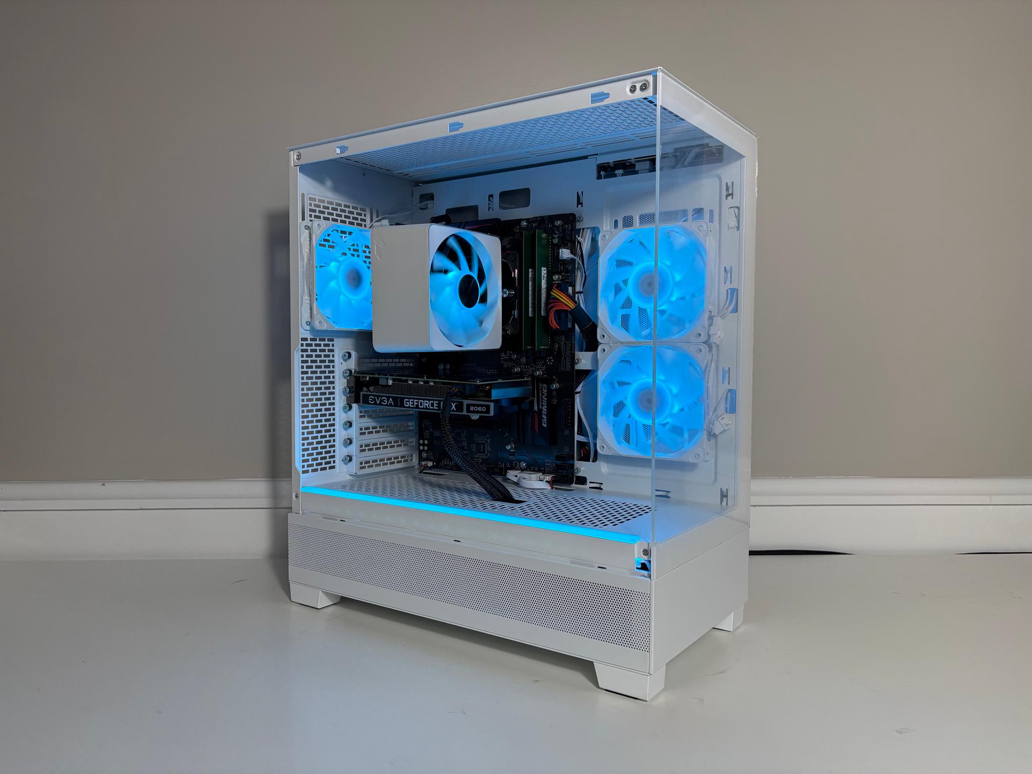 Clean White Gaming PC - Nvidia RTX 2060 6GB, Ryzen 5 3600, 16GB, 512GB SSD