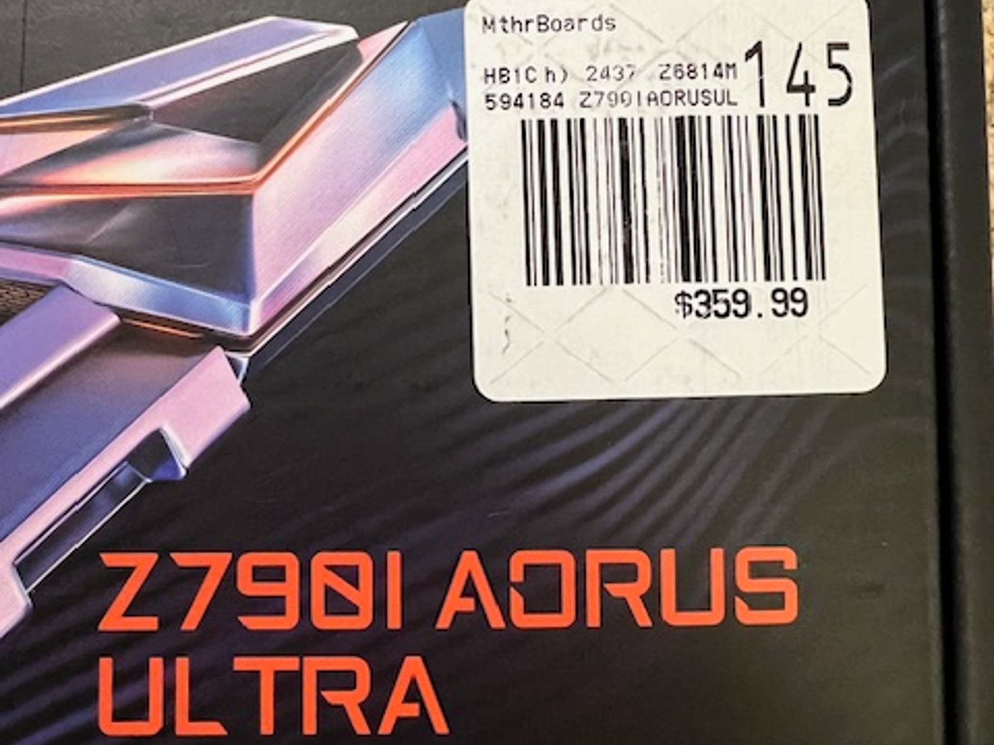 Gigabyte Z790I Aorus Ultra Intel LGA 1700 Mini-ITX Motherboard