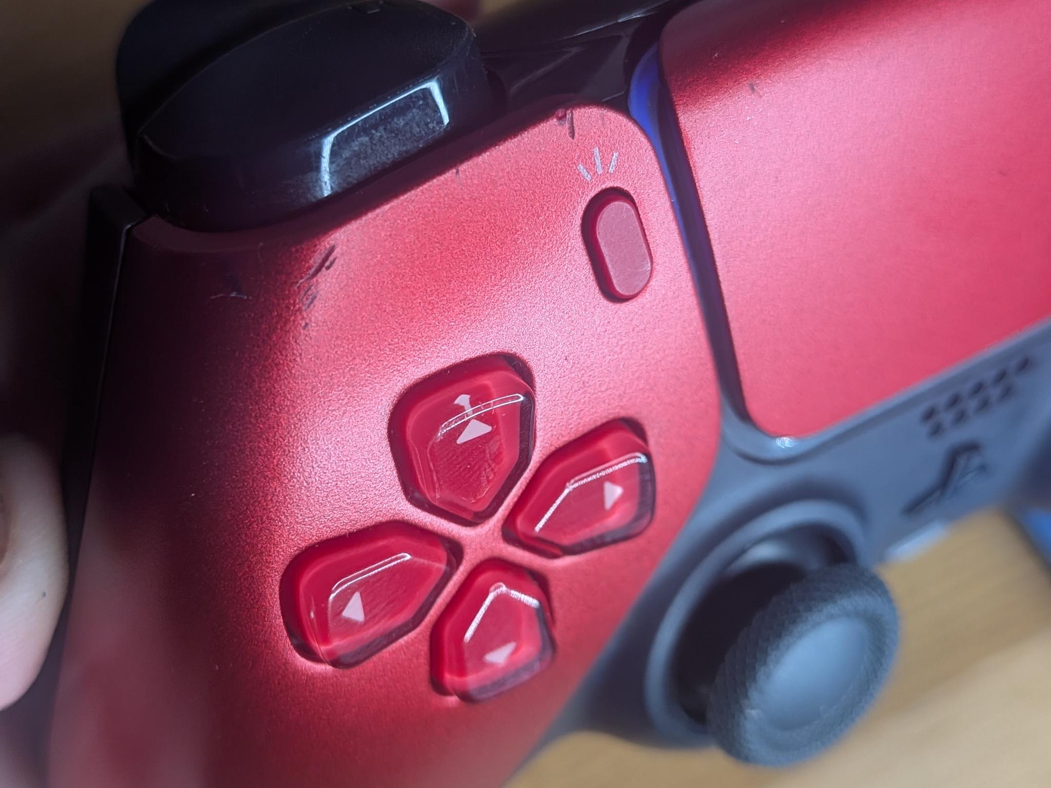 Esports Ready, TMR upgraded,  Fully Modified Volcanic Red PS5 Dualsense Controller