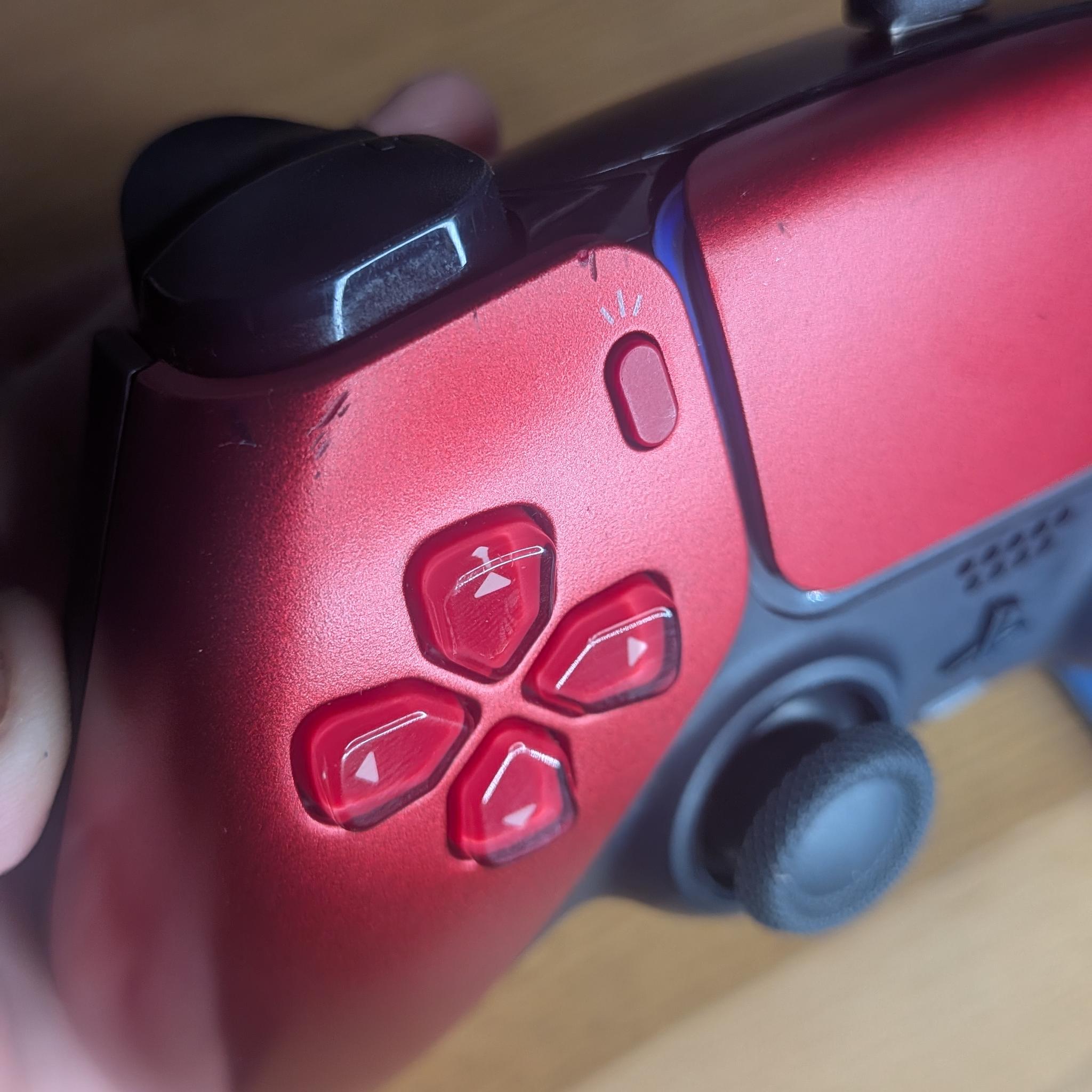 Esports Ready, TMR upgraded,  Fully Modified Volcanic Red PS5 Dualsense Controller