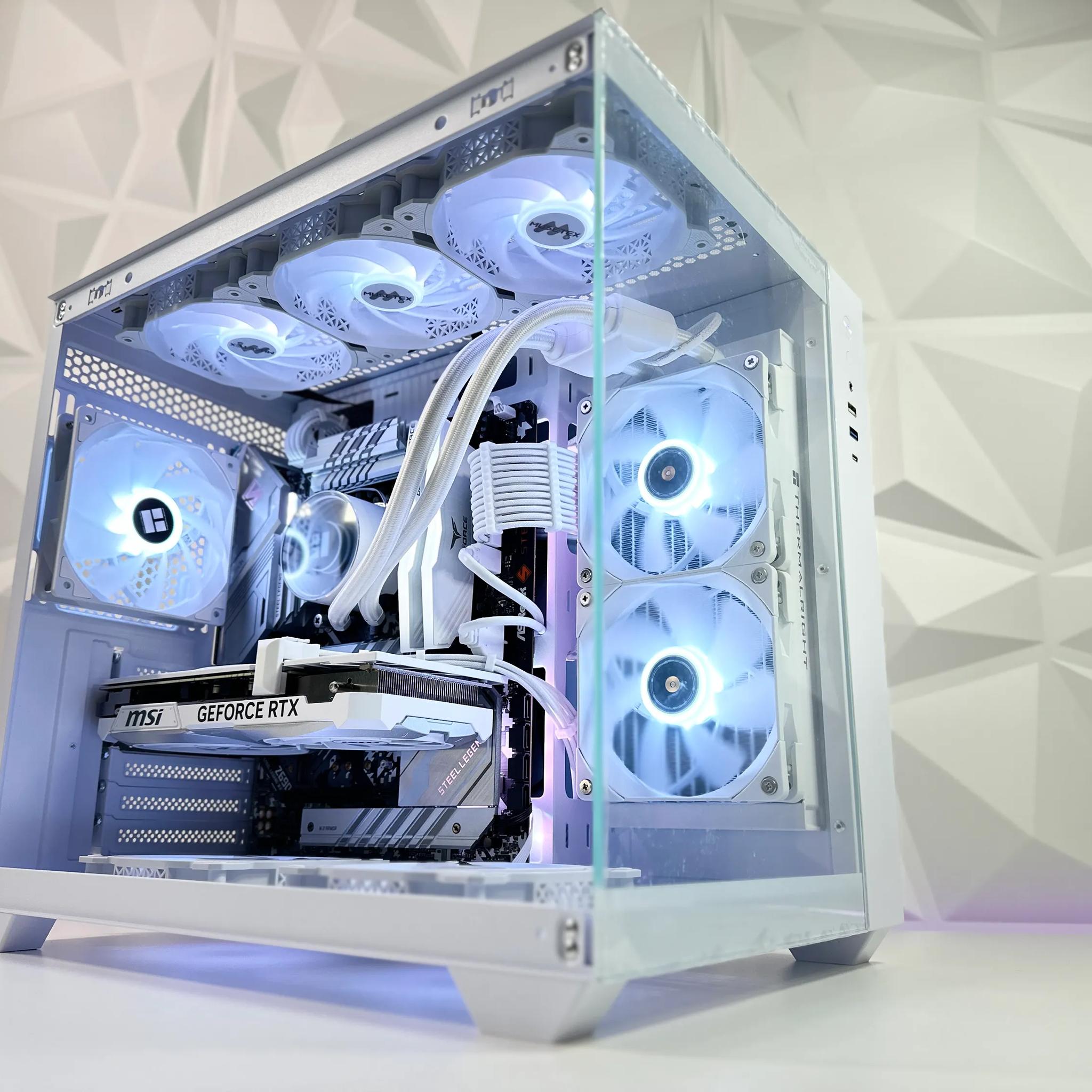 🧊👑 Night King🧟‍♂️🗡️ Gaming PC❄️Nvidia RTX 4070 12GB❄️Intel 13500 14-core❄️32GB DDR4❄️1TB NVME