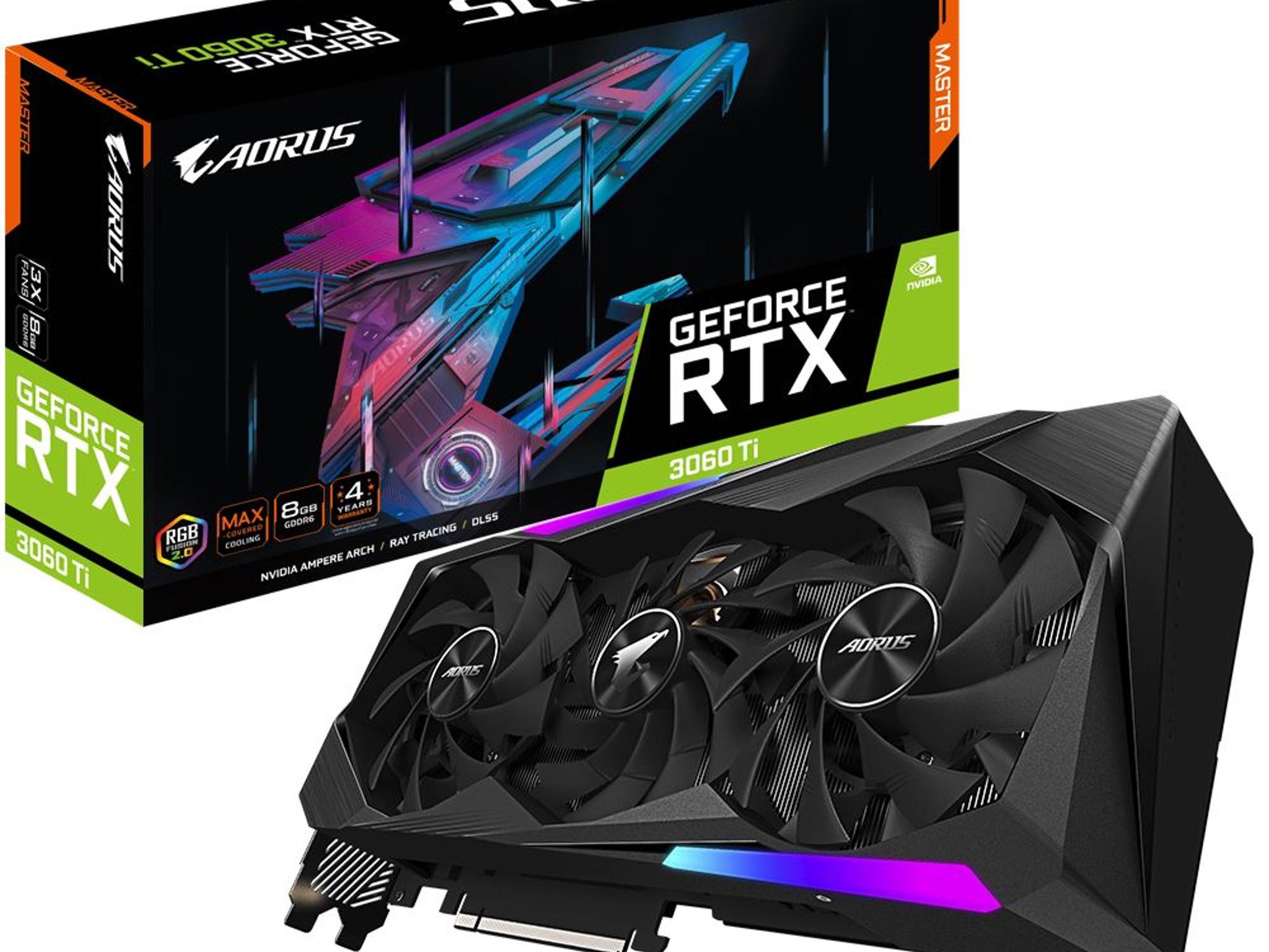 GIGABYTE AORUS GeForce RTX 3060 Ti MASTER 8G