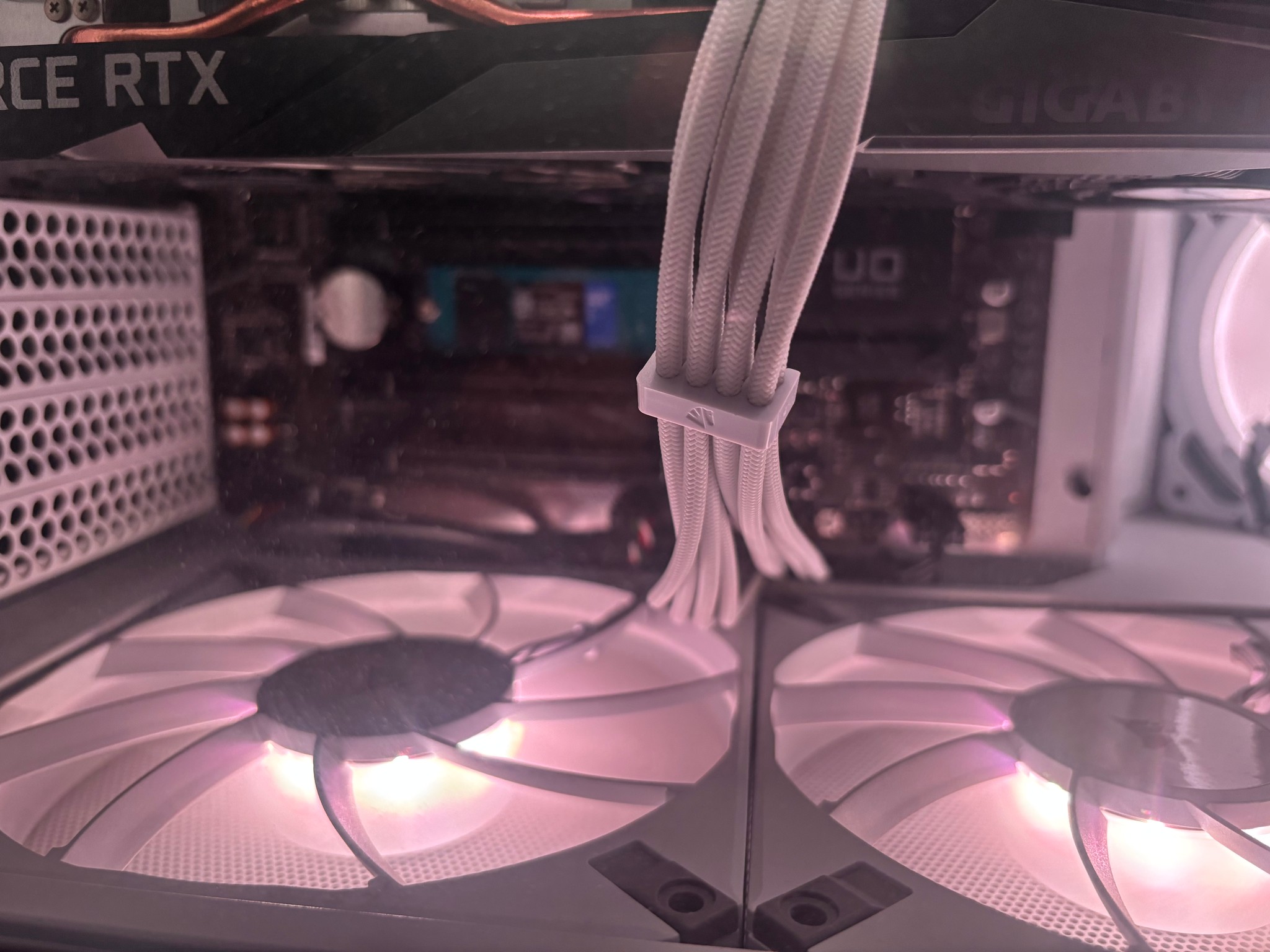 White RGB Gaming PC - i9-11900K, RTX 3050 8GB, 48GB RAM, 3TB+ Storage, 360mm Corsair AIO