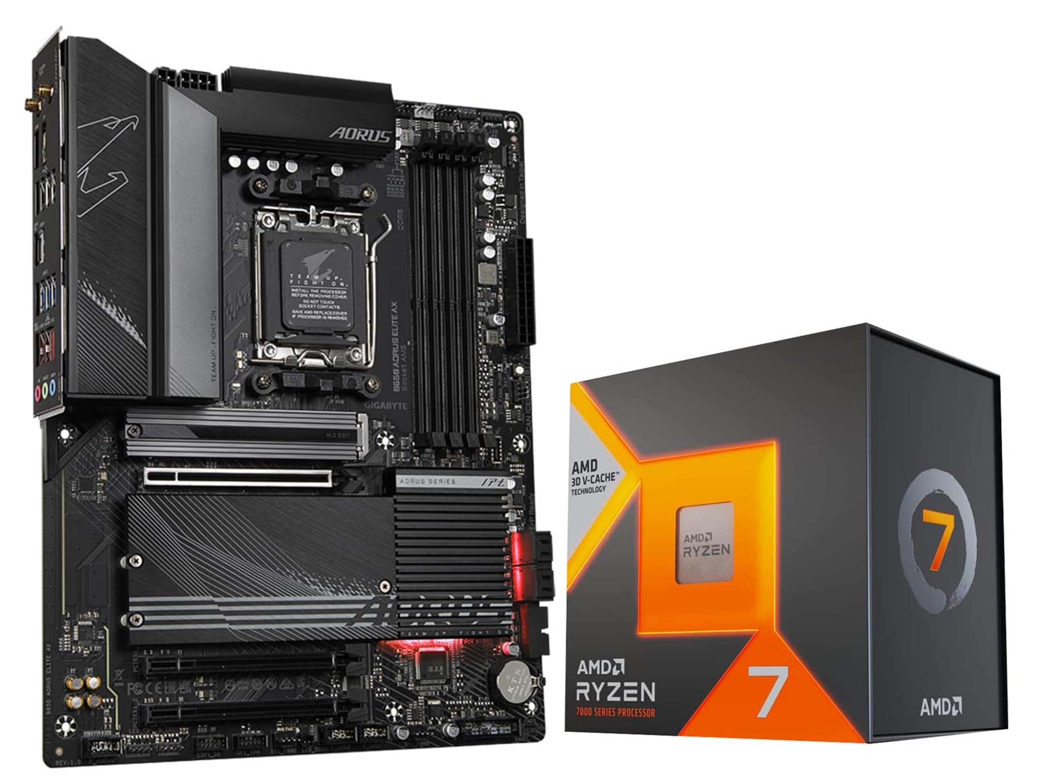 Ryzen 7 7800X3D AM5 GAMING CPU & Gigabyte B650 Aorus Elite AX