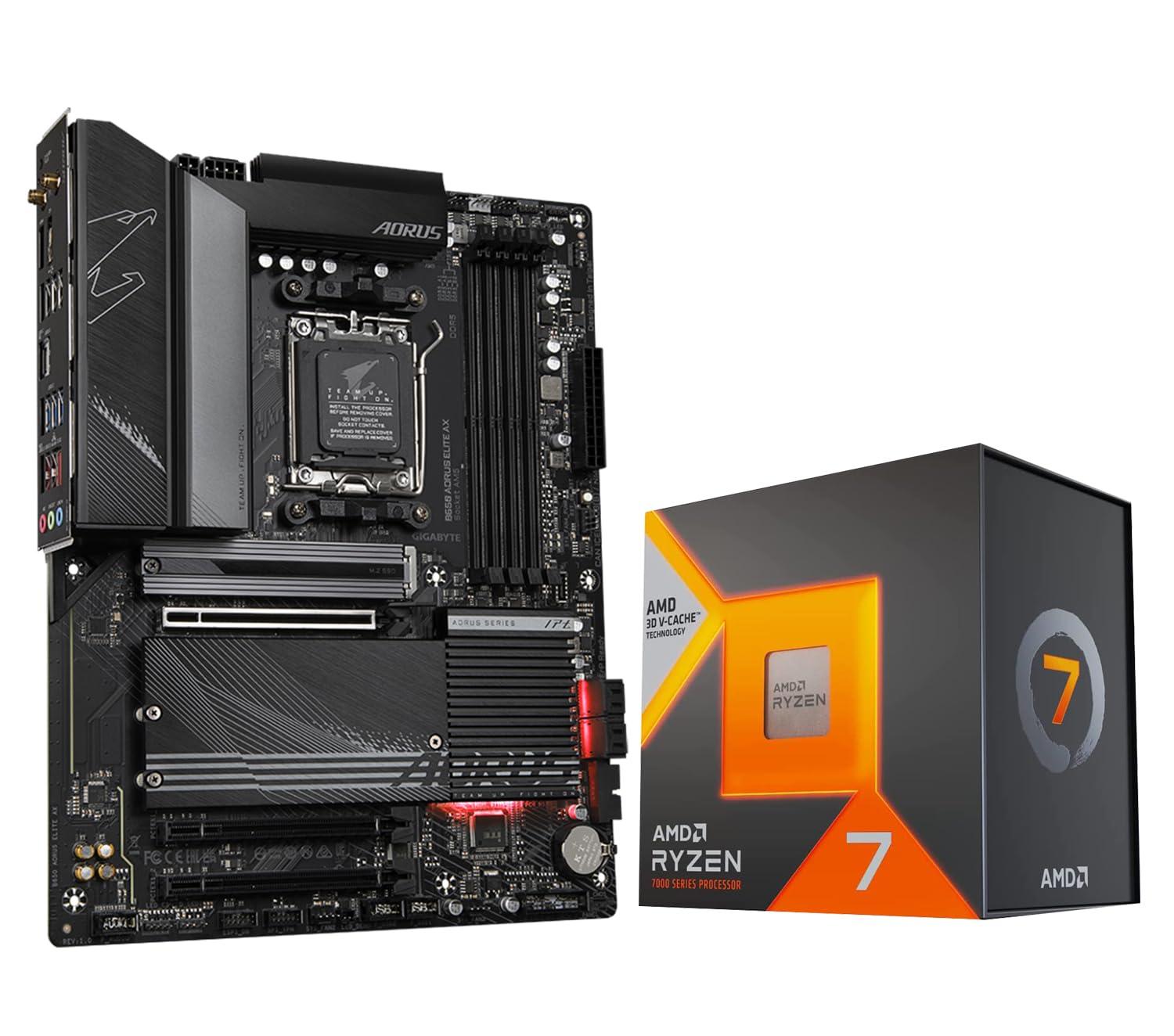 Ryzen 7 7800X3D AM5 GAMING CPU & Gigabyte B650 Aorus Elite AX