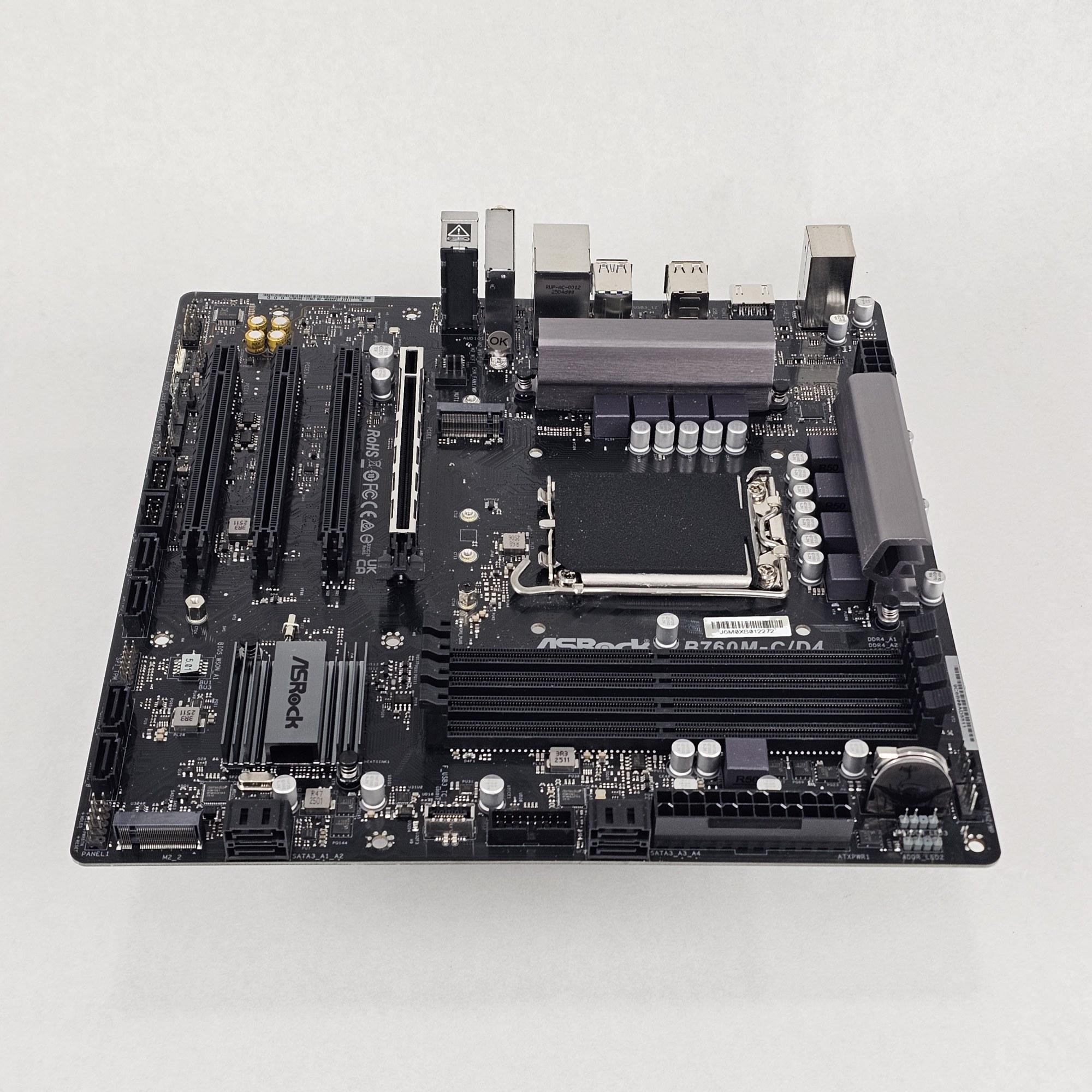 ASRock B760M-C/D4 LGA1700 DDR4 mATX Motherboard