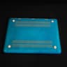 Macbook Unibody With Blue Protectice Case