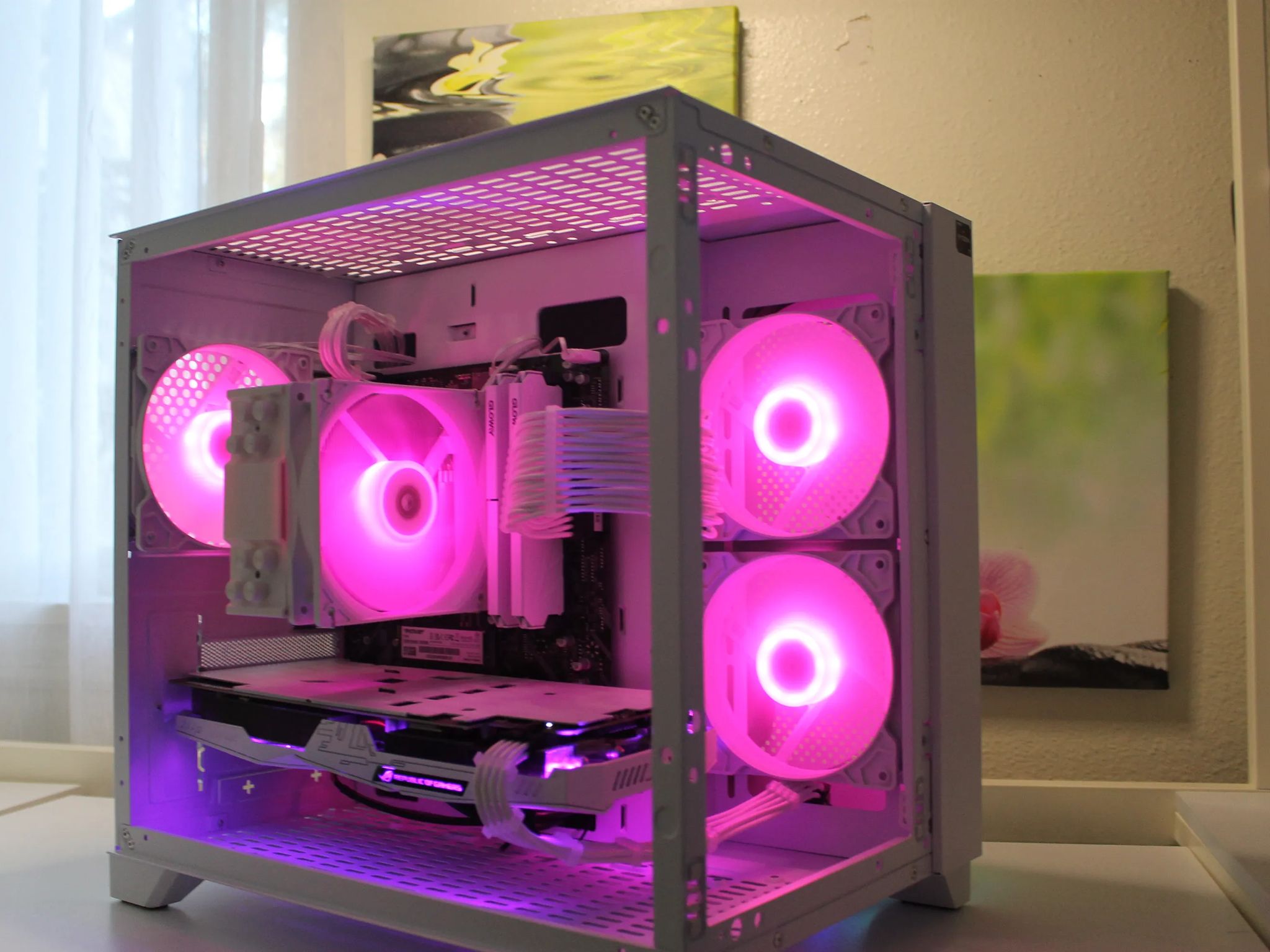 🤍💜1080p MONSTER |Gaming PC | Ryzen 7 | ROG | RGB | WI-FI🤍💜