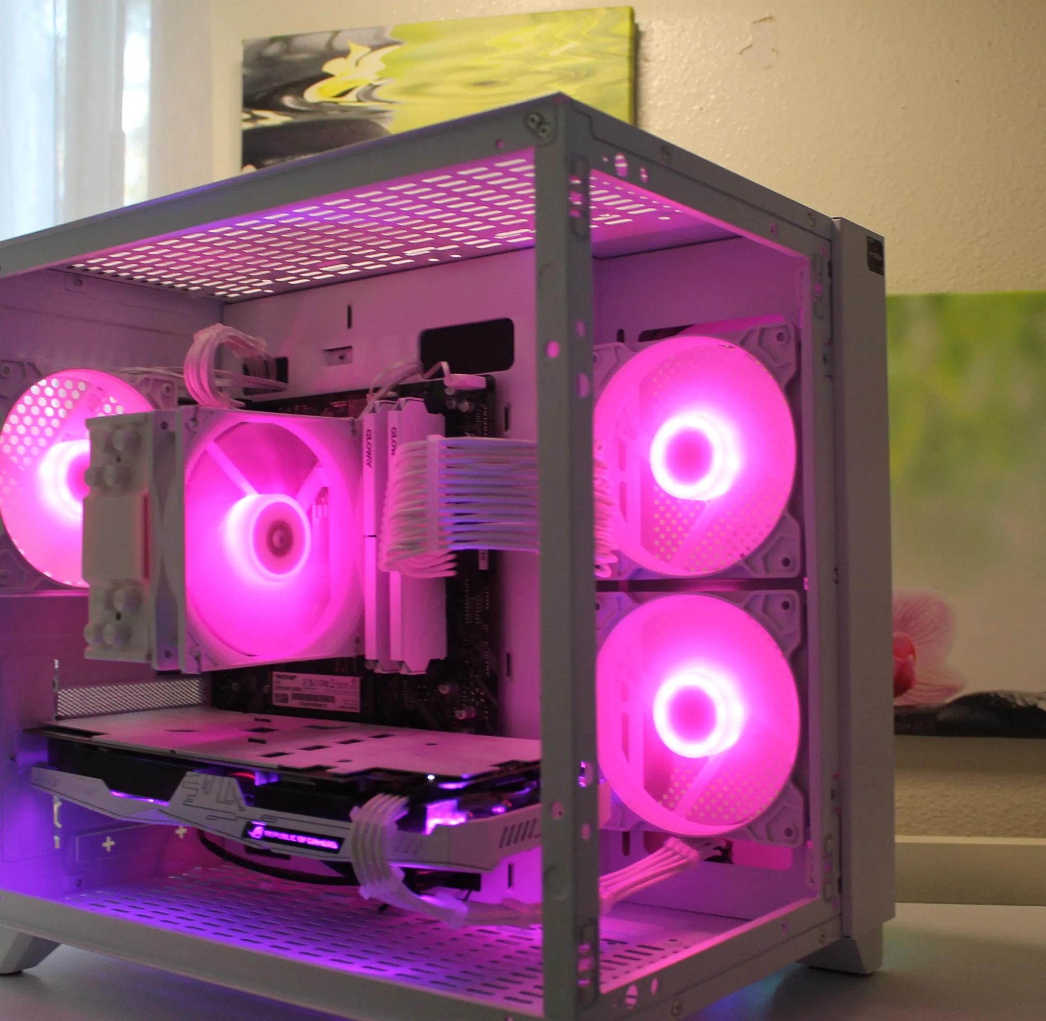 🤍💜1080p MONSTER |Gaming PC | Ryzen 7 | ROG | RGB | WI-FI🤍💜