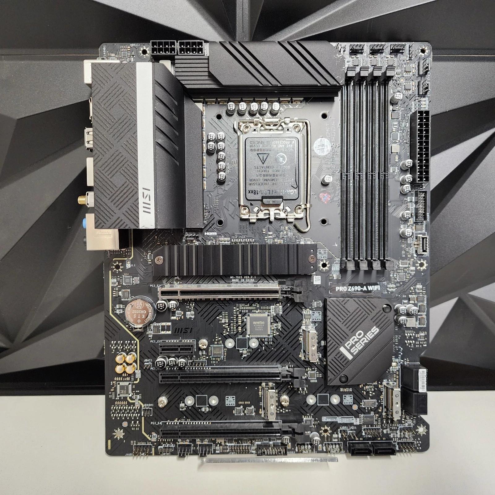 UPDATED BIOS MSI PRO Z690-A WiFi DDR5 LGA 1700 ATX Motherboard