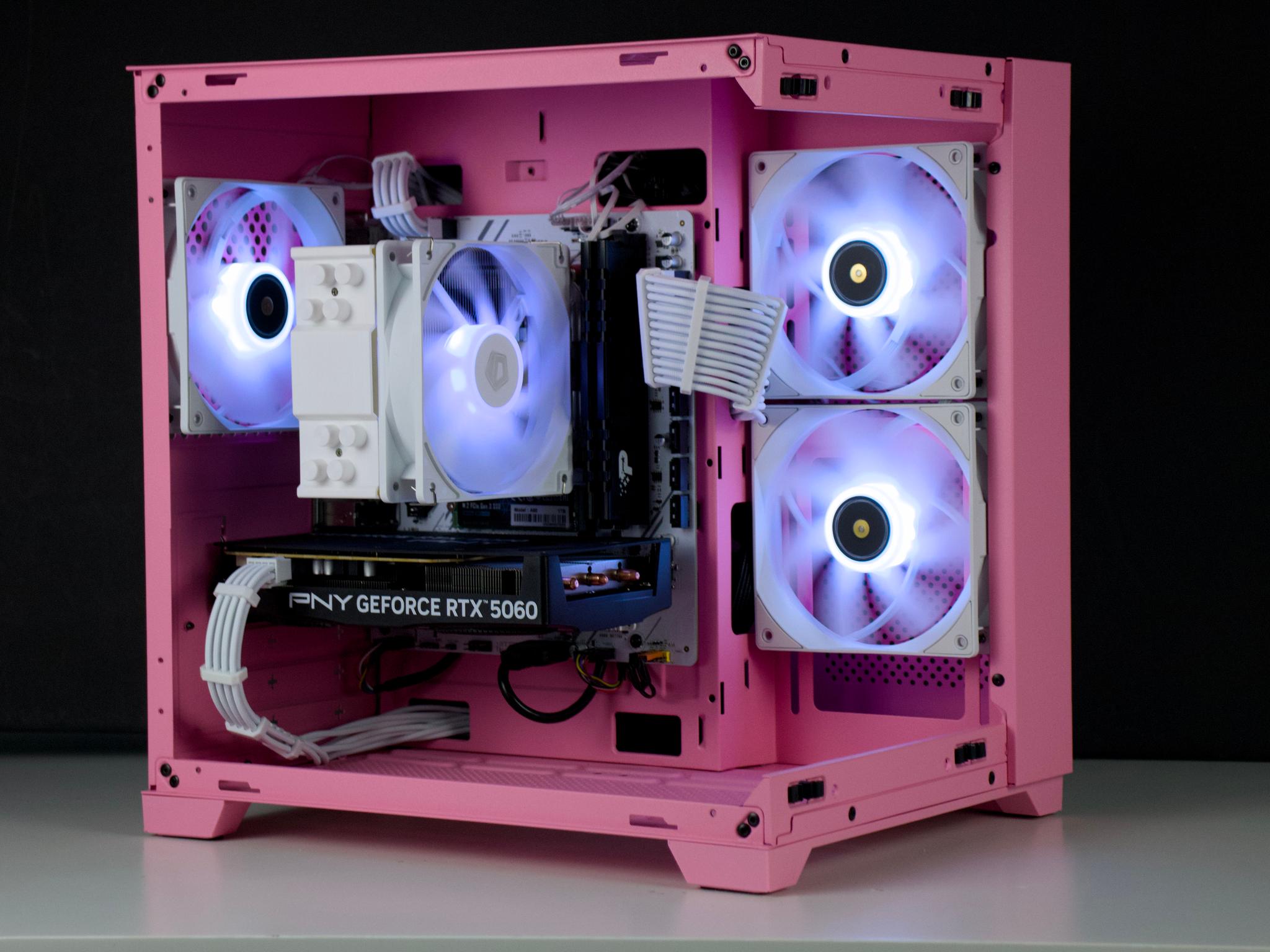 🩷🤍 - Pink Gaming PC - RTX 5060, Ryzen 5 5600X, 32GB DDR4, 1TB SSD - WiFi/BlueTooth🤍🩷