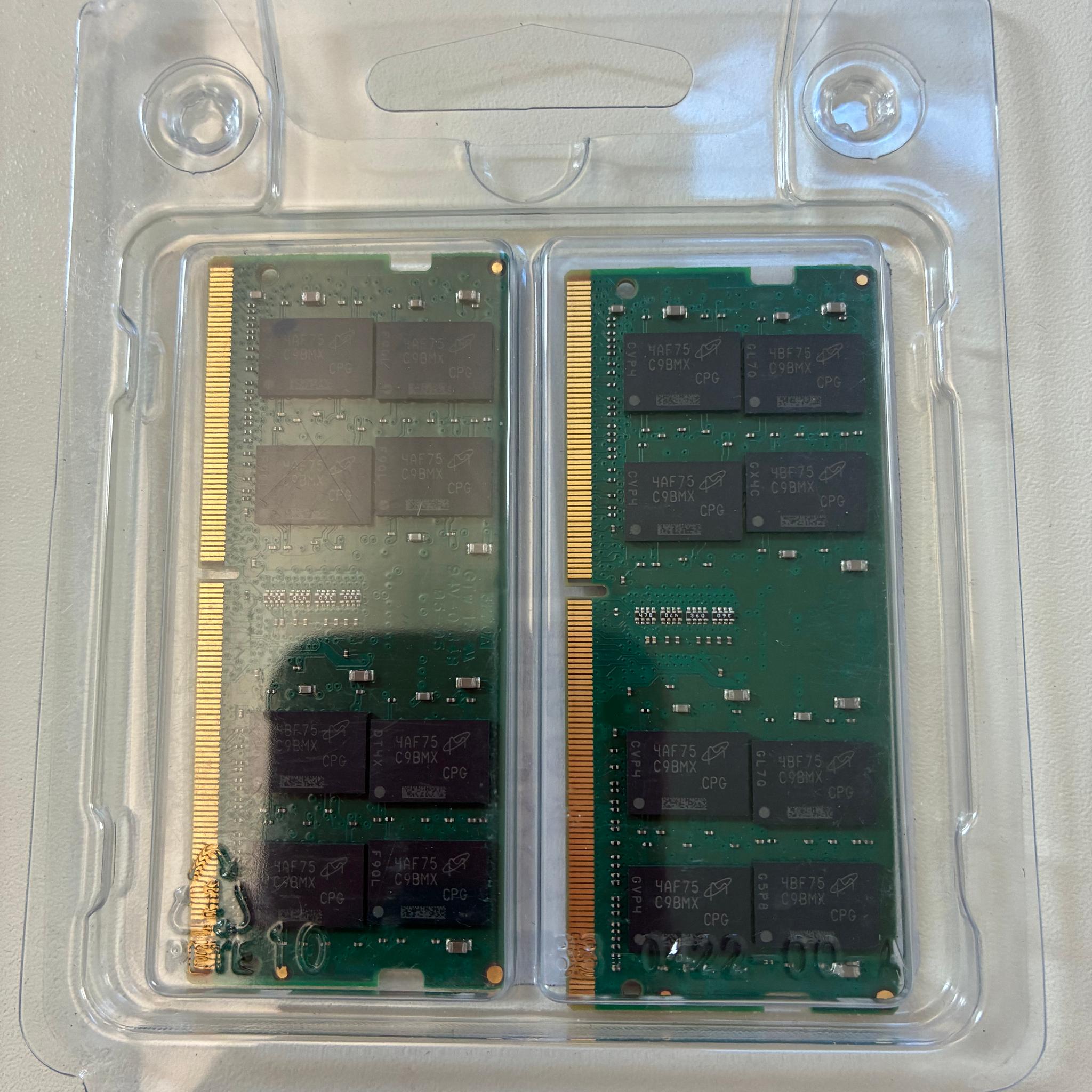 Crucial 2x32GB DDR4 3200 SODIMM RAM