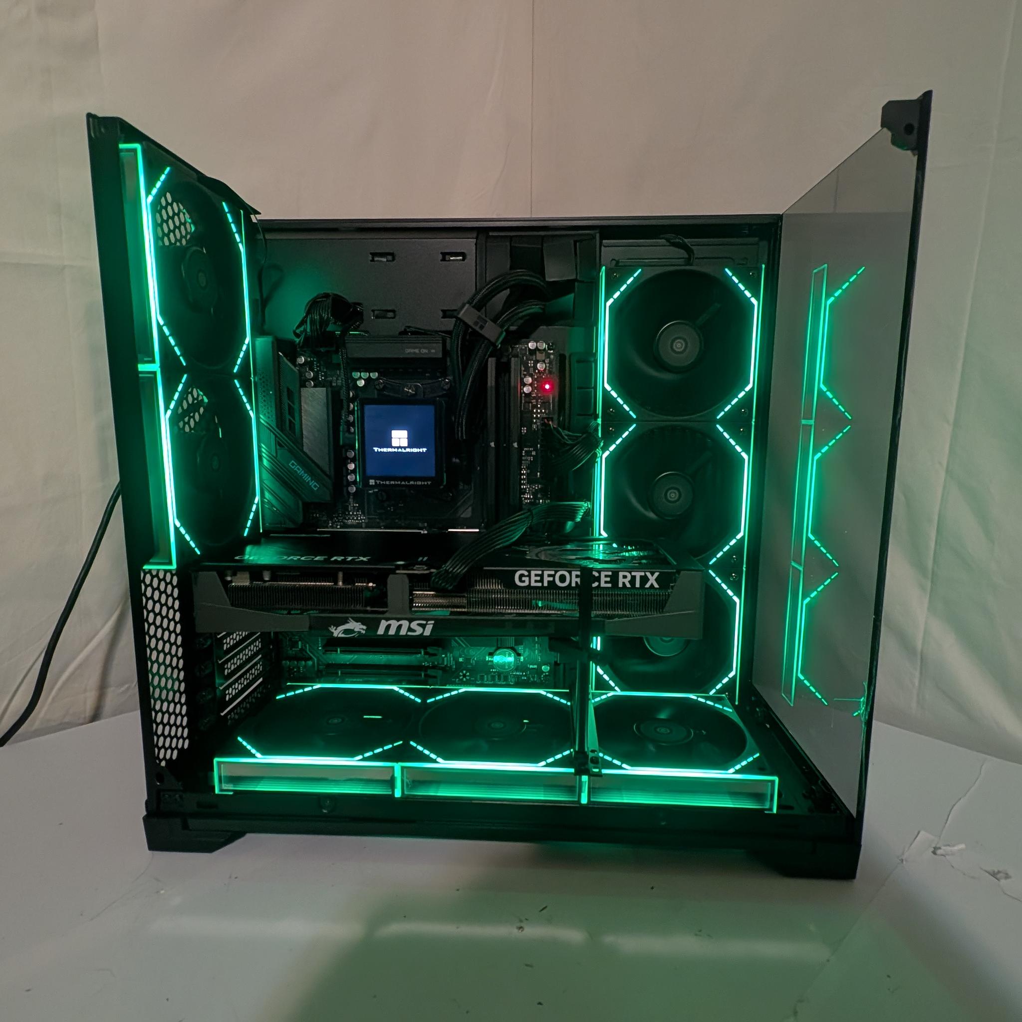 RTX 5080 | RYZEN 7 9800x3d | 64GB DDR5 | 2TB NVME | X870 MOTHERBOARD | lian li o11