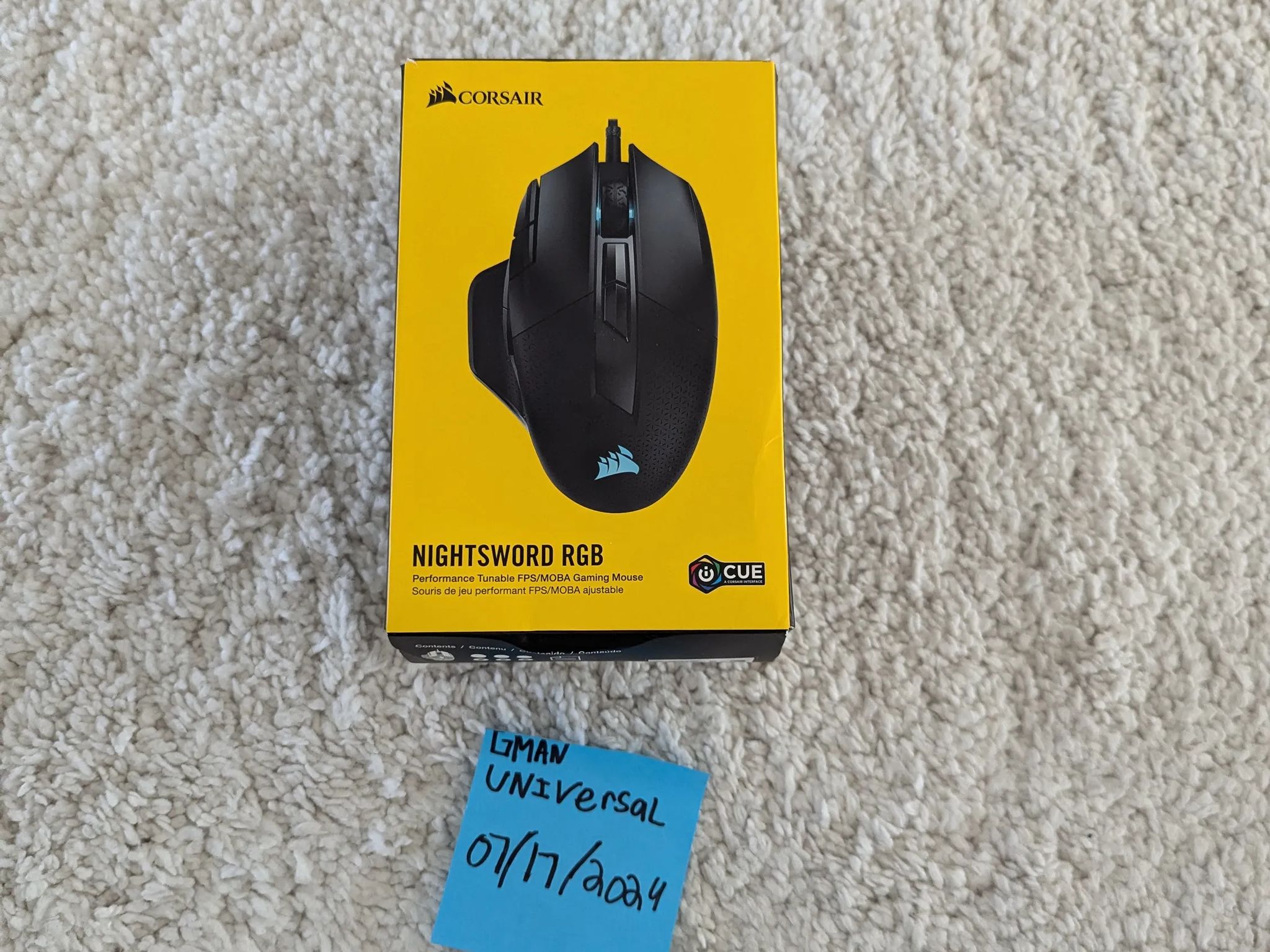 CORSAIR NIGHTSWORD RGB Gaming Mouse