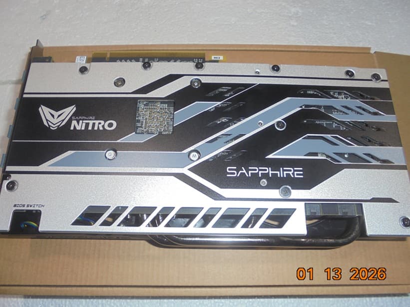 Sapphire Nitro+ RX 580 OC 4GB Dual Bios/LED/Like New Condition