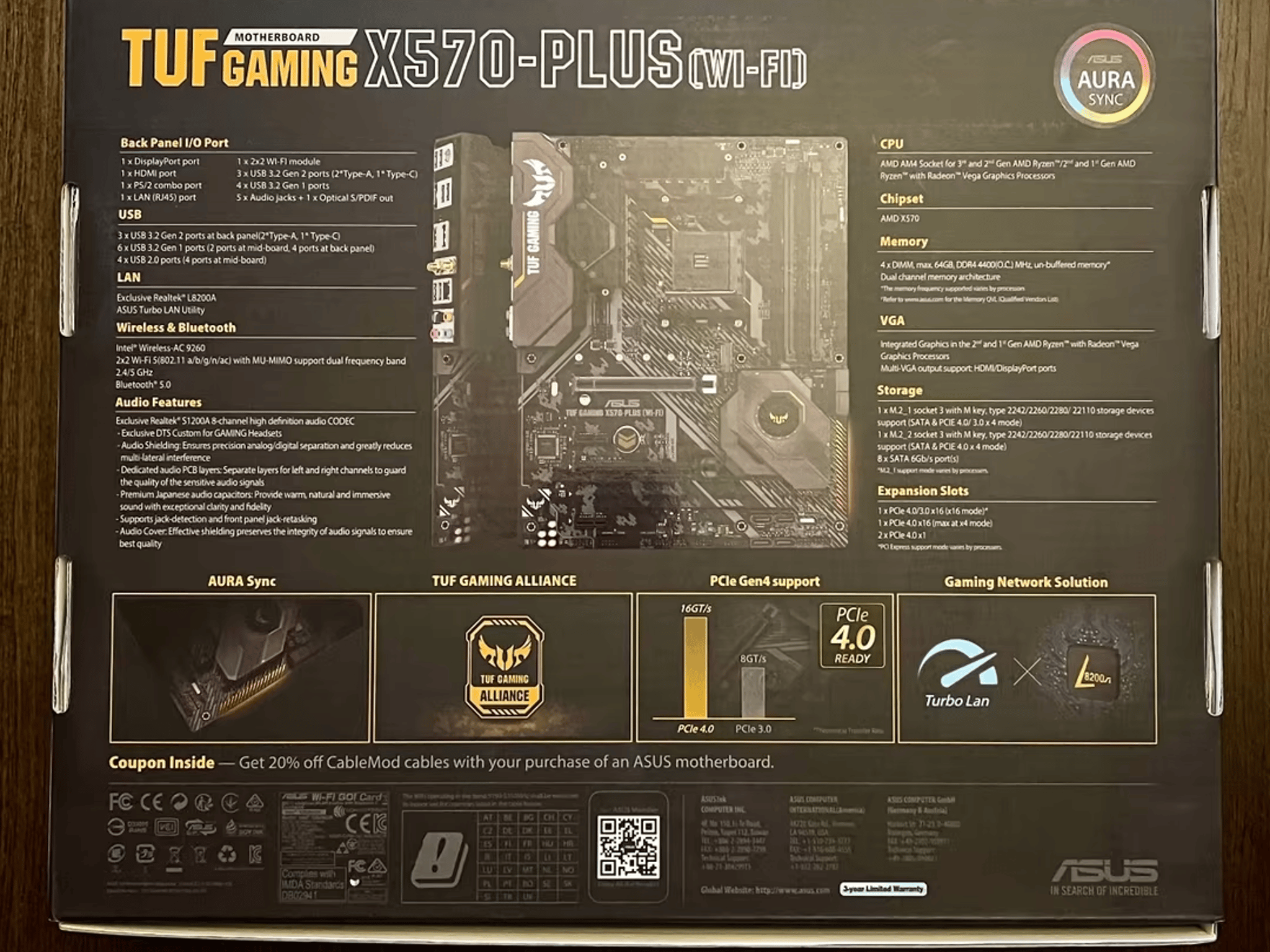 Asus Tuf X570-Plus (WiFi) AMD AM4