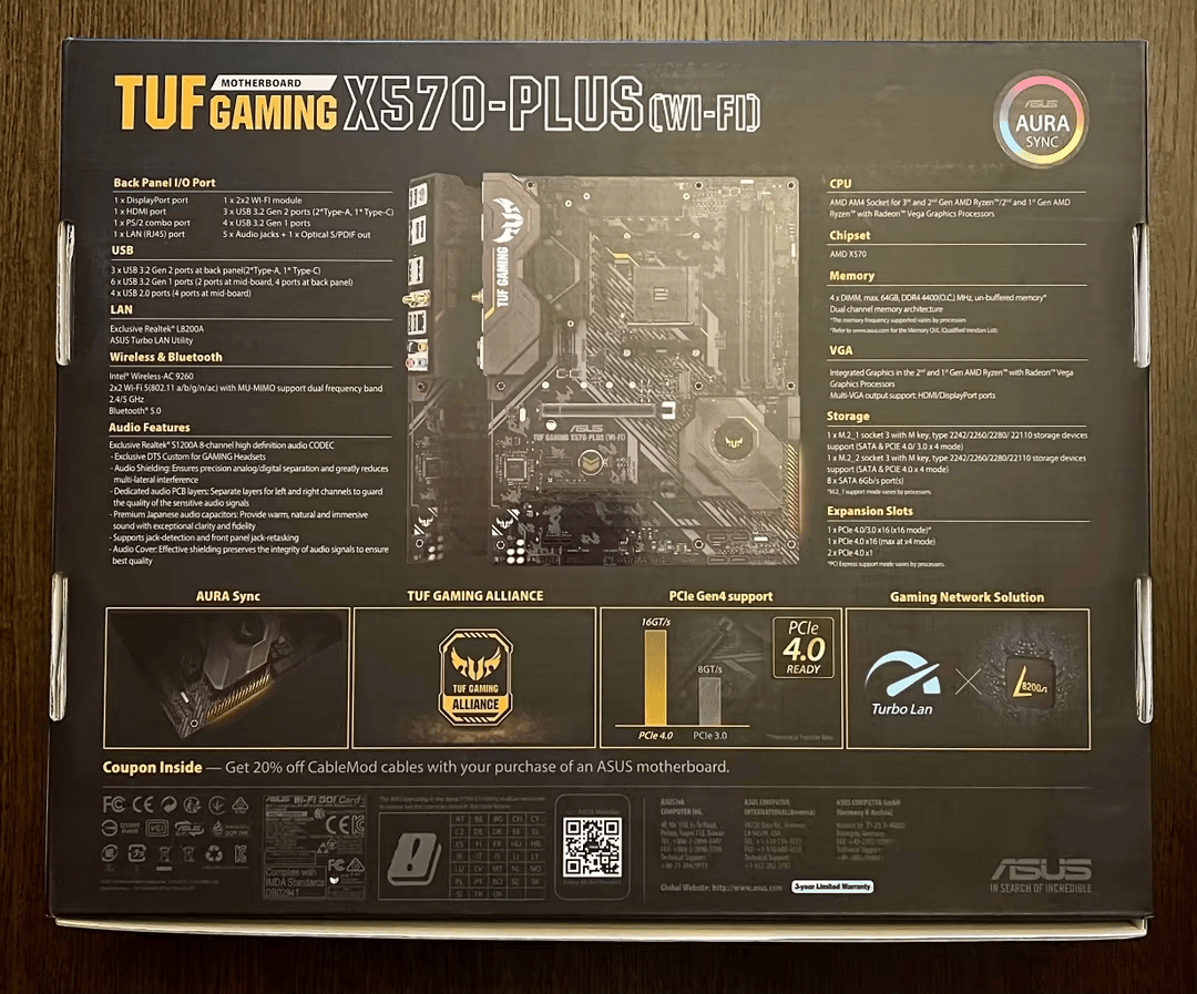 Asus Tuf X570-Plus (WiFi) AMD AM4