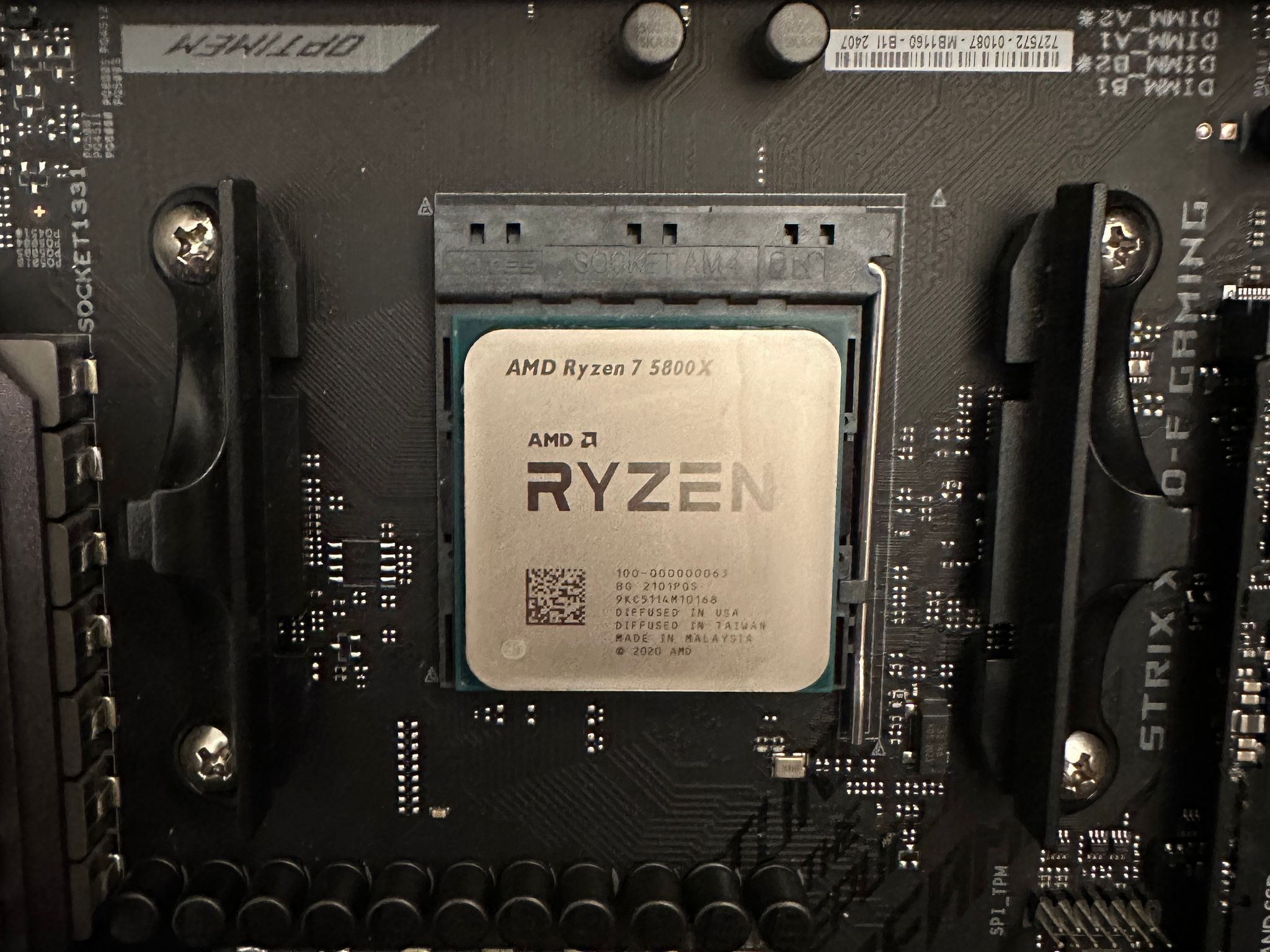 (MOBO BUNDLE) ROG Strix X570 Gaming / Ryzen 7 5800X + 32GB 3600MHz + Samsung 970 EVO