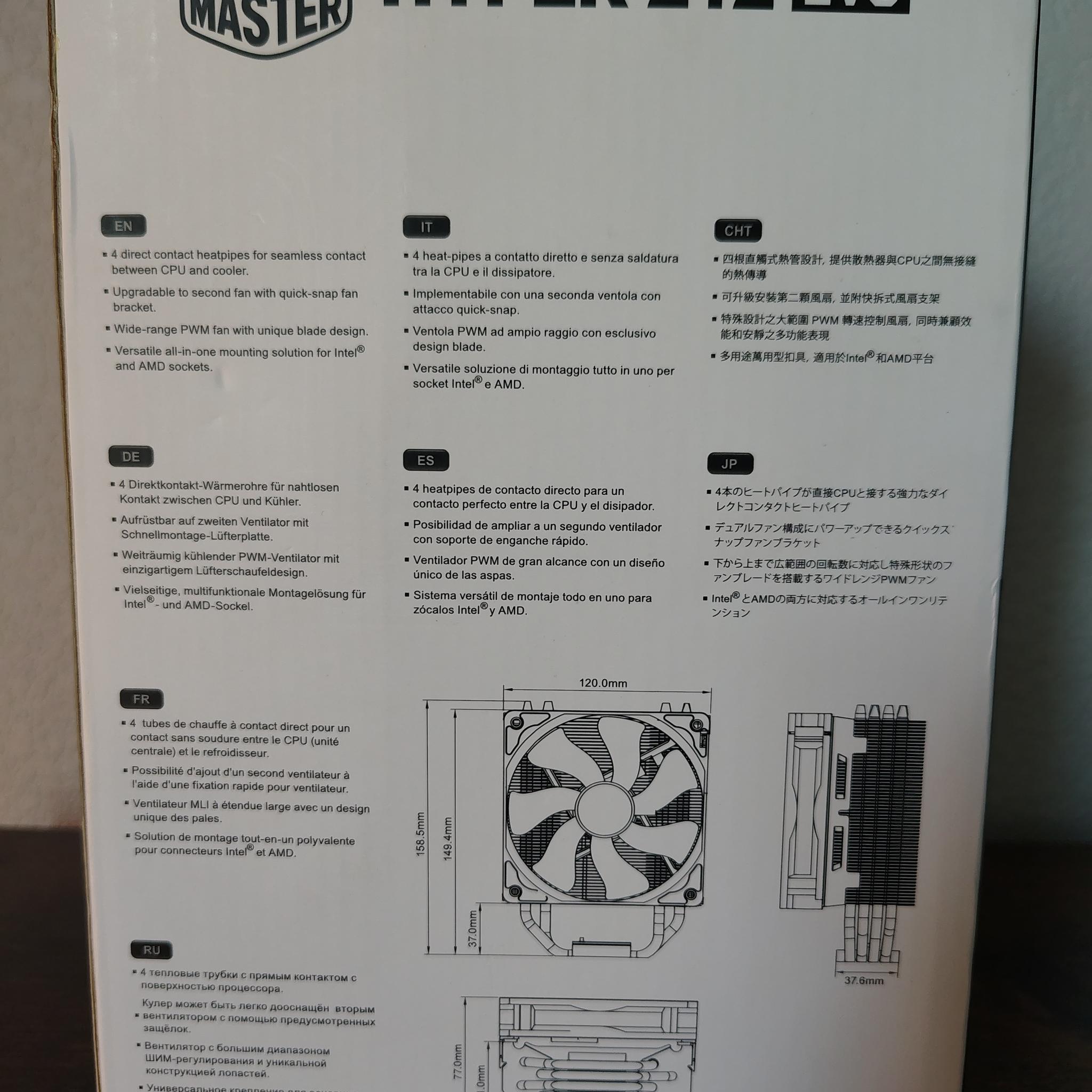 New Hyper 212 Evo - Cooler Master