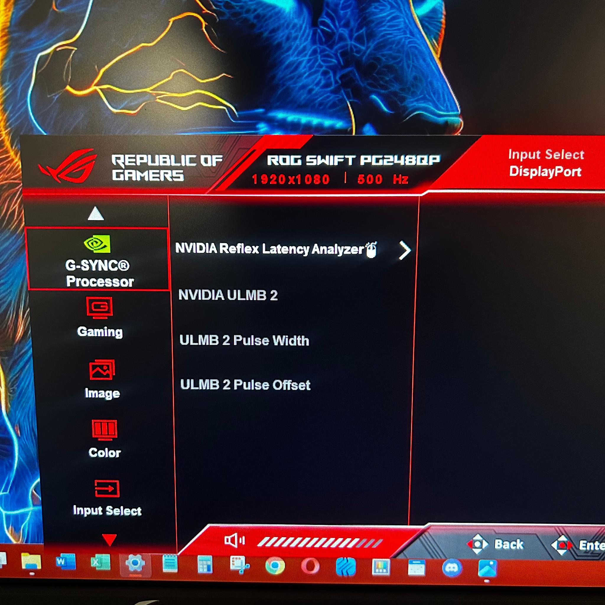 ASUS ROG (540hz Refresh Rate) 24" (1920 x 1080) Professional Gaming Monitor (PG248QP)