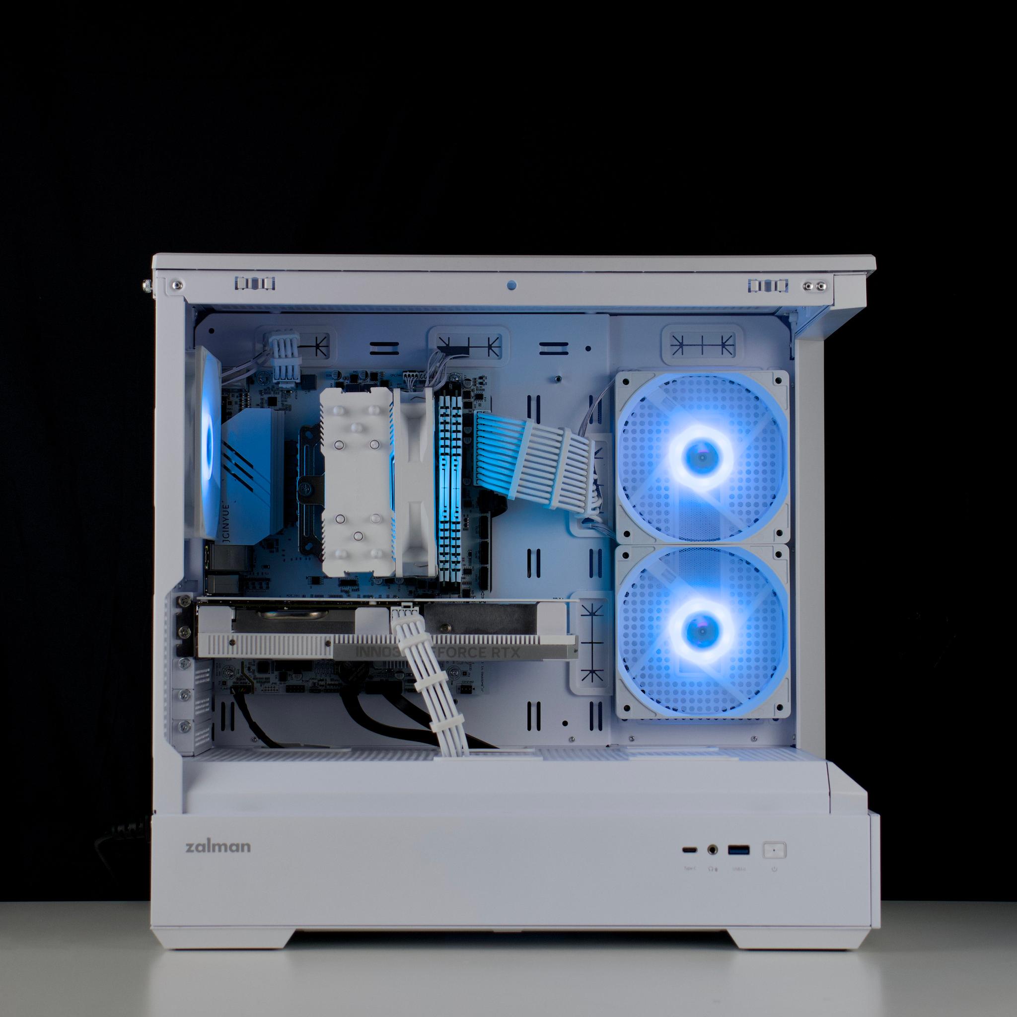 🧊❄️🧊 Whiteout Gaming PC – RTX 4060 , Ryzen 5 5500, 16GB RAM, 1TB SSD - WiFi, BlueTooth 🧊❄️🧊