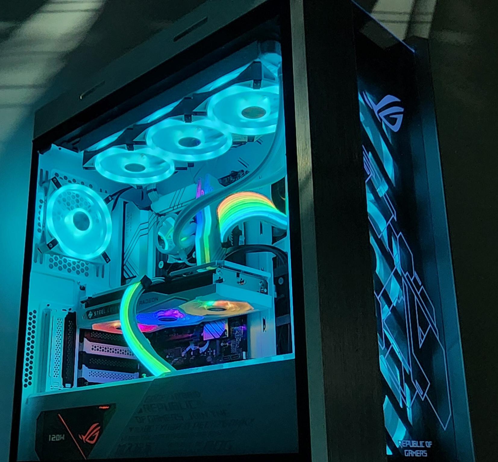 Gaming PC i9-14900K 32GB RAM 1TB SSD RX 7600 XT 16GB Windows 11 Computer