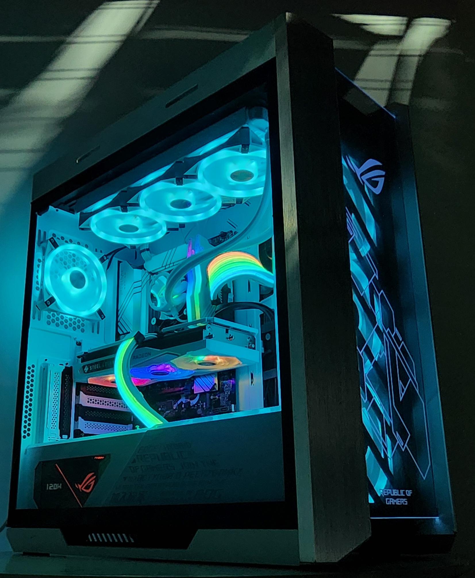 Gaming PC i9-14900K 32GB RAM 1TB SSD RX 7600 XT 16GB Windows 11 Computer