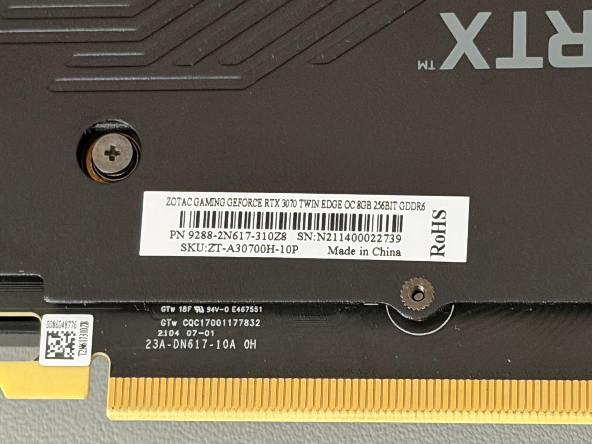 NVIDIA GeForce RTX 3070