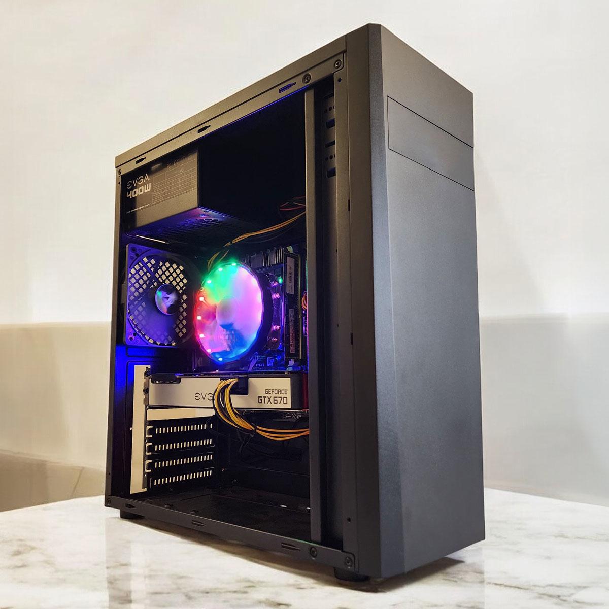 💰 Budget Gaming PC! | GEFORCE GTX 670, INTEL 8-CORE CPU, 16GB RAM, 128GB M.2 + 320GB HDD, WIFI & BT