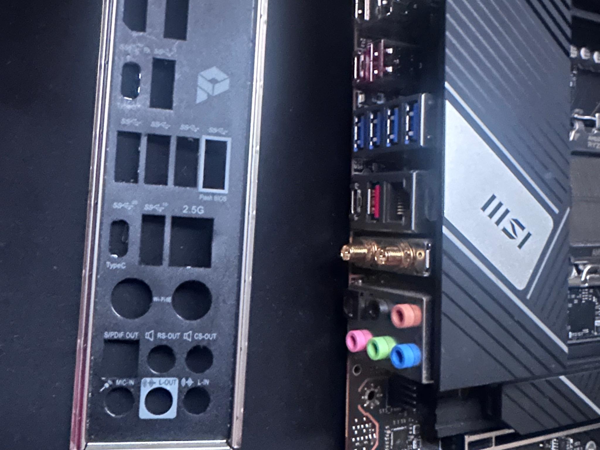 USED MSI PRO B650-P WIFI AM5 ATX Motherboard (READ)