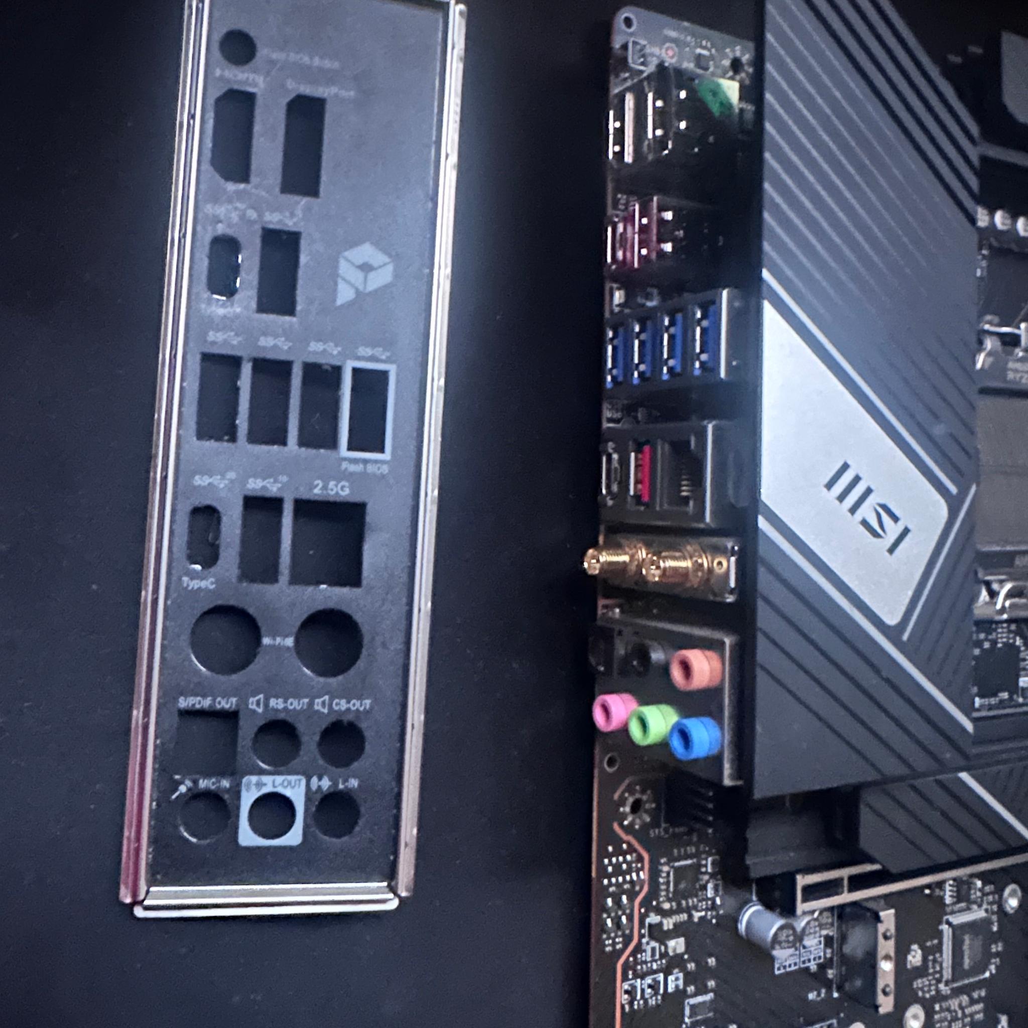 USED MSI PRO B650-P WIFI AM5 ATX Motherboard (READ)