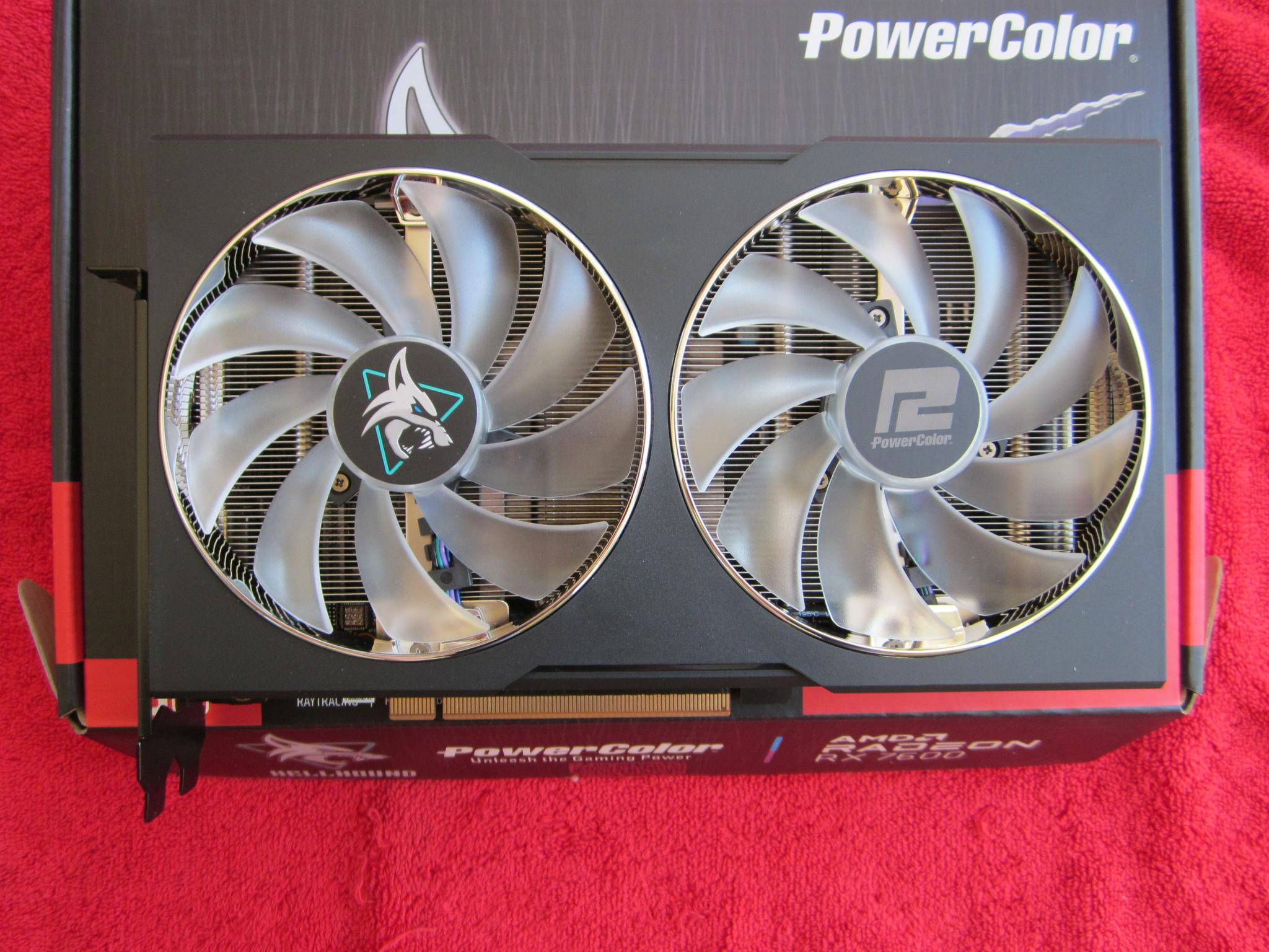NEW! PowerColor Hellhound AMD Radeon RX 7600 8GB GDDR6 Graphics Card