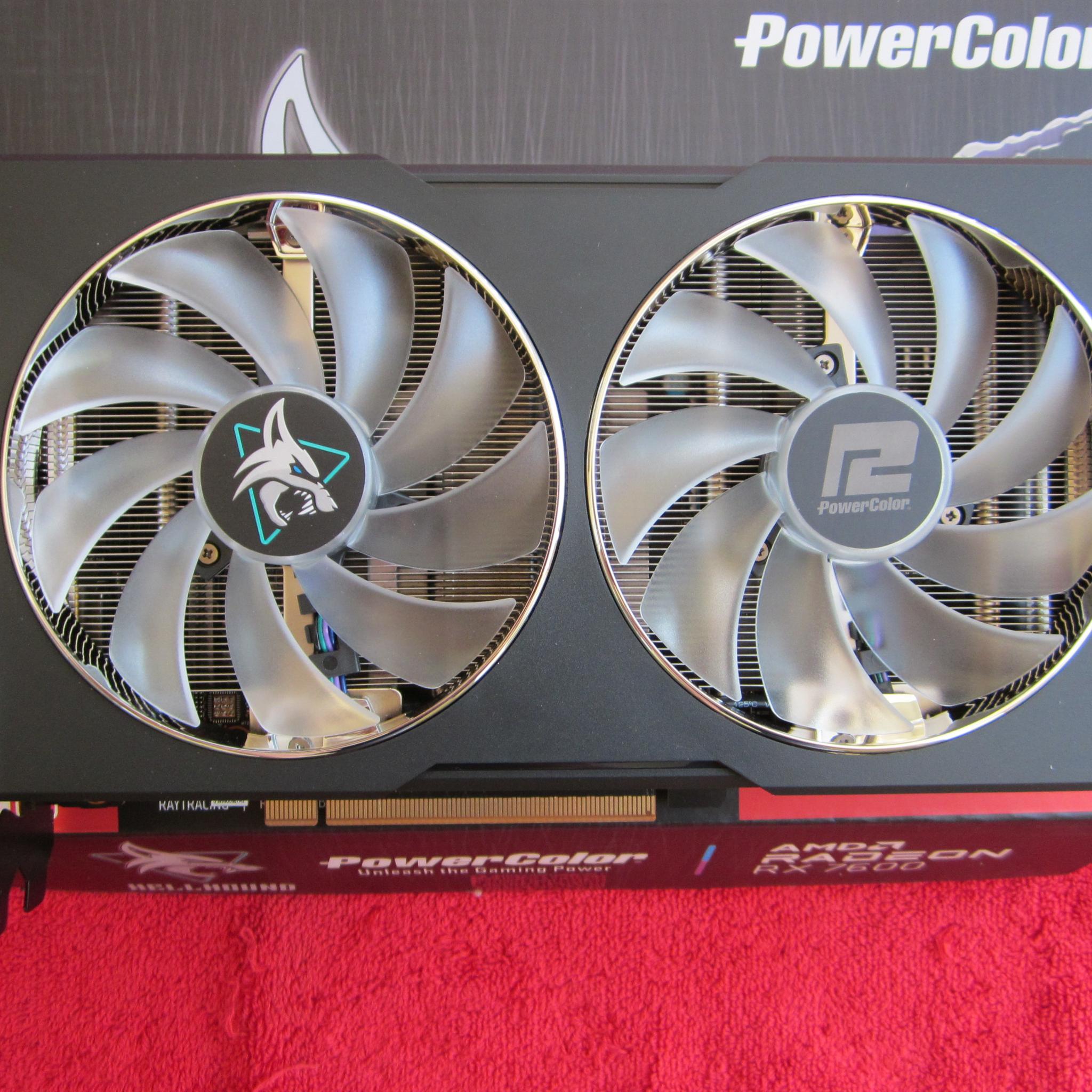 NEW! PowerColor Hellhound AMD Radeon RX 7600 8GB GDDR6 Graphics Card