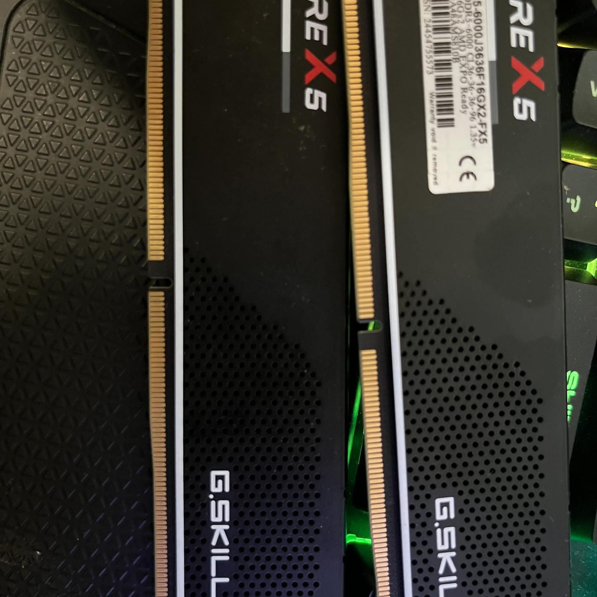 Like new G.Skill Flare DDR5 32GB 6000