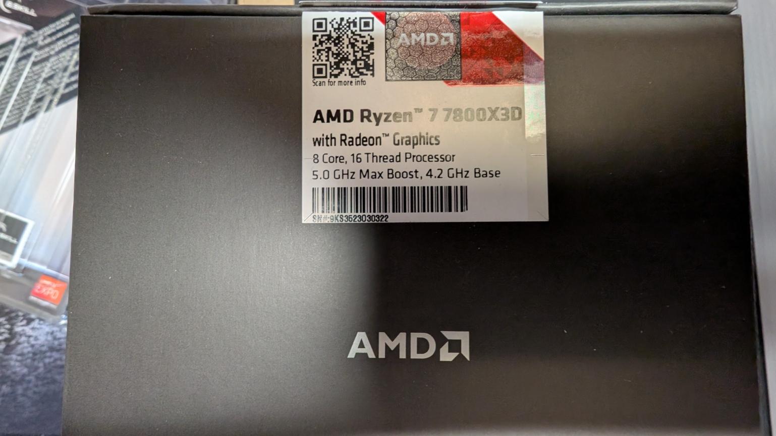 Ryzen 7800x3d with AsRock X870 motherboard