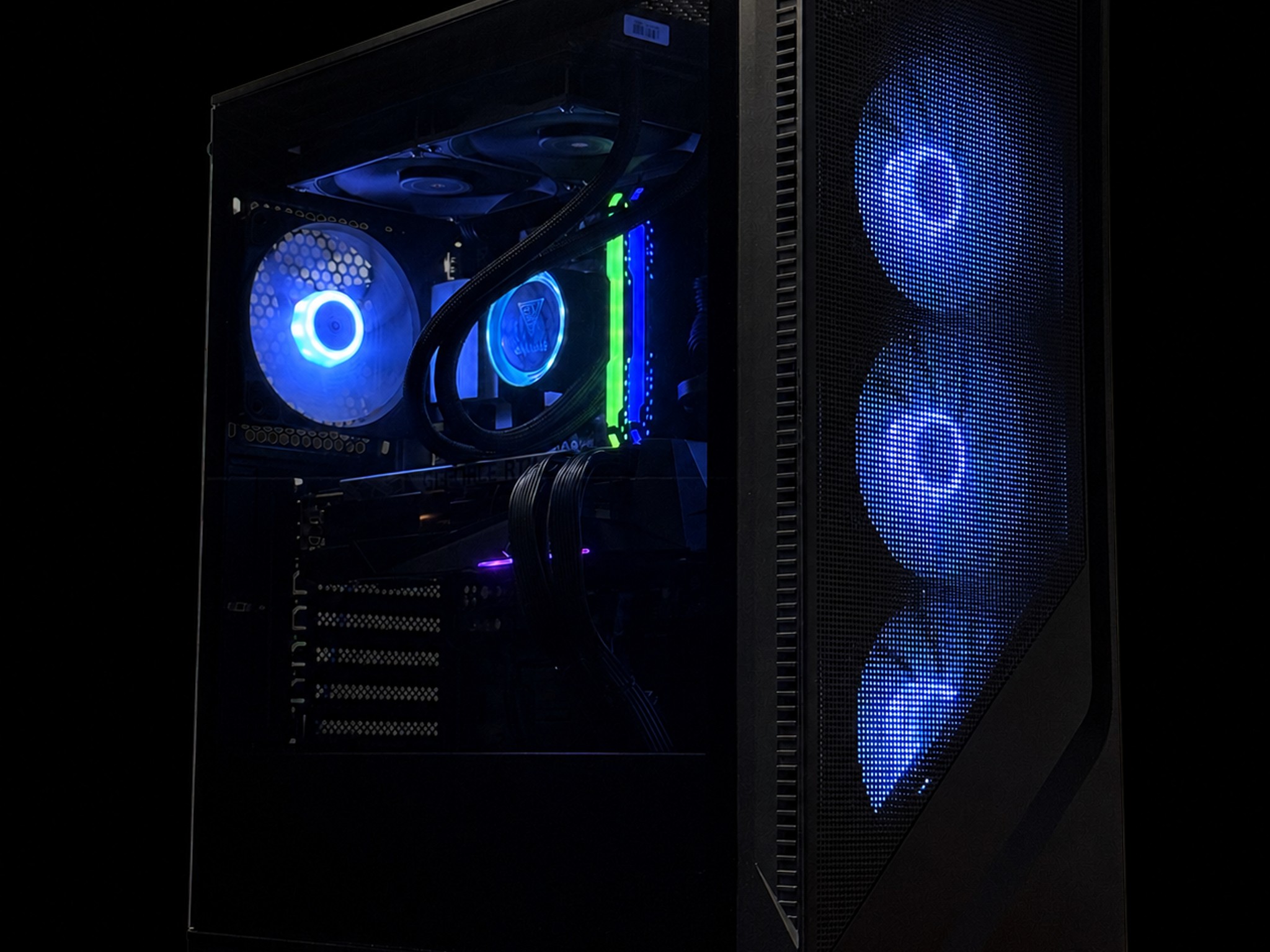 1440P Gaming Pc / Ryzen 7 5800X3D / RTX 3080 10G / 32GB Ram / 1TB SSD Storage / Liquid cooled