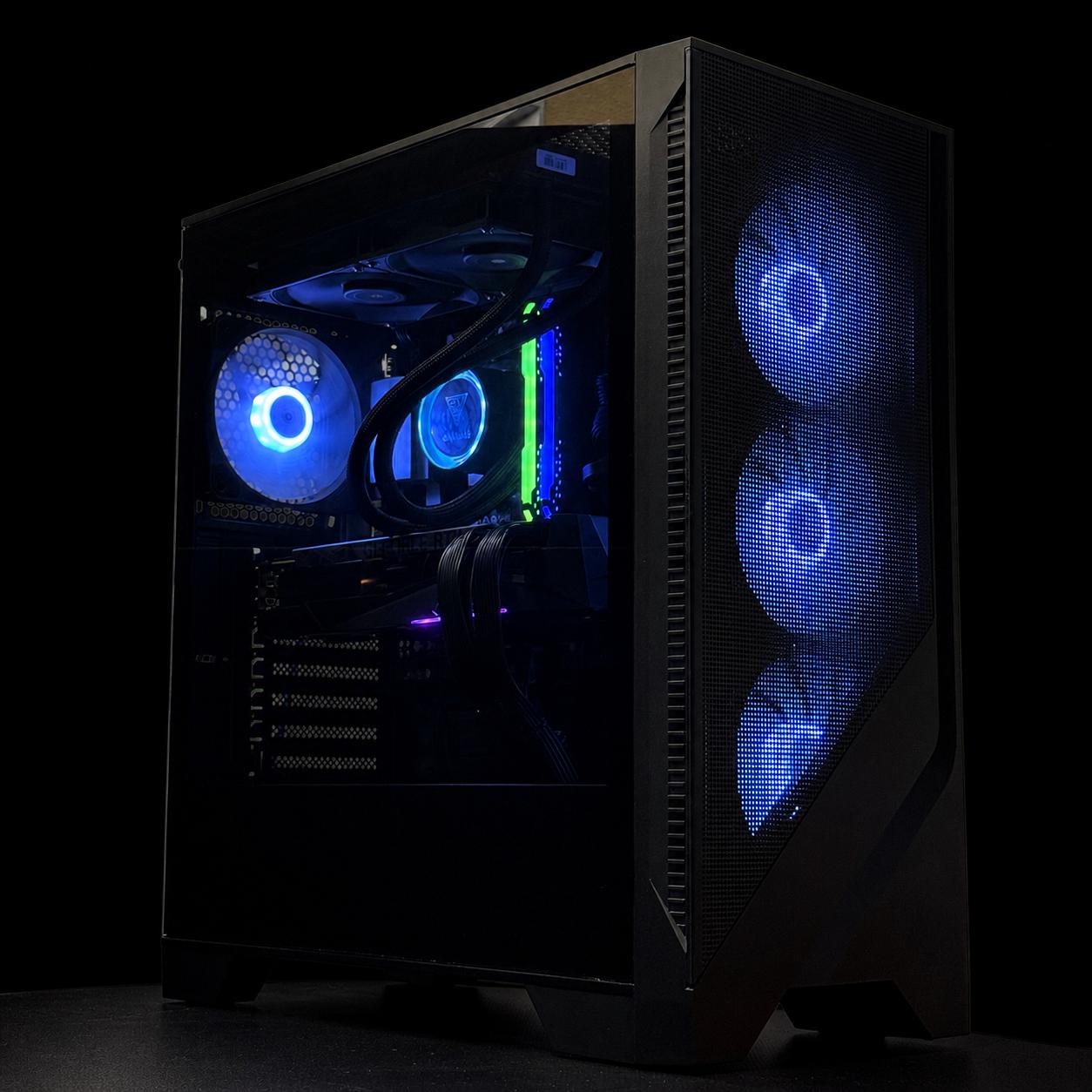 1440P Gaming Pc / Ryzen 7 5800X3D / RTX 3080 10G / 32GB Ram / 1TB SSD Storage / Liquid cooled