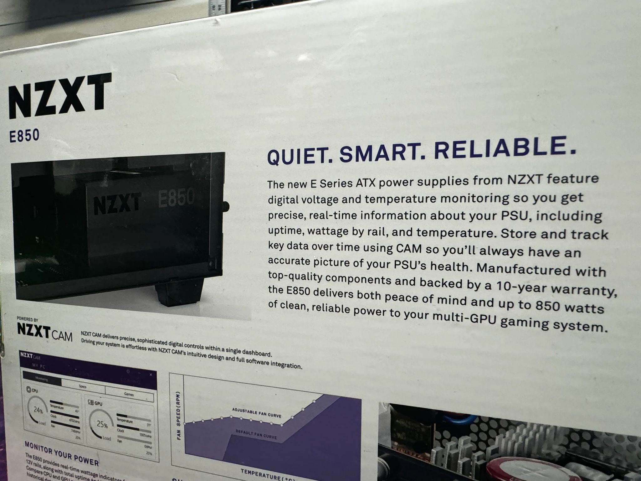 [NZXT E850] - 850 Watt 80+ Gold Fully Modular ATX PSU