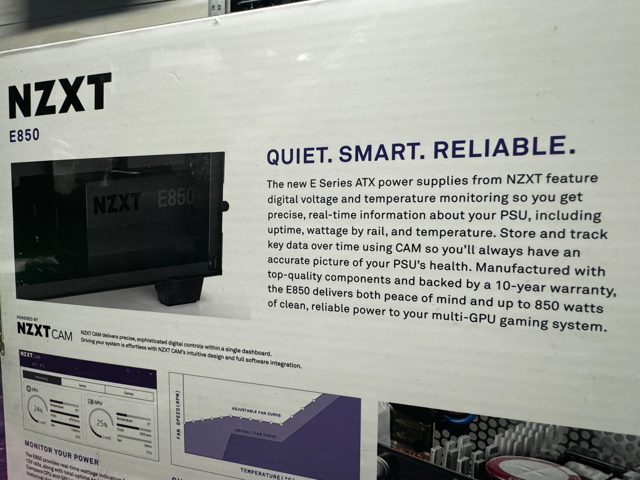 [NZXT E850] - 850 Watt 80+ Gold Fully Modular ATX PSU