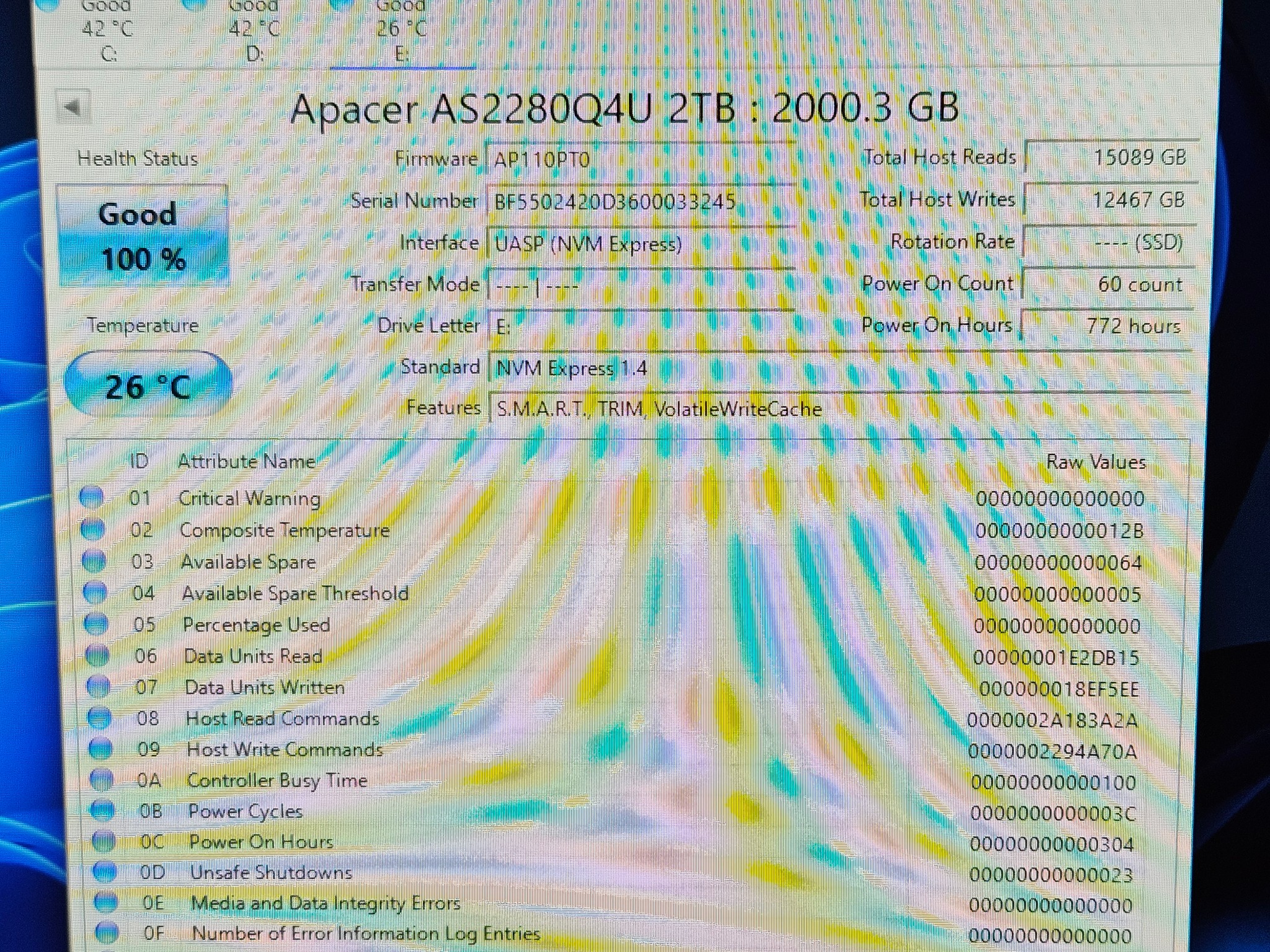 Apacer AS2280Q4U 2 TB SSD with Heatsink