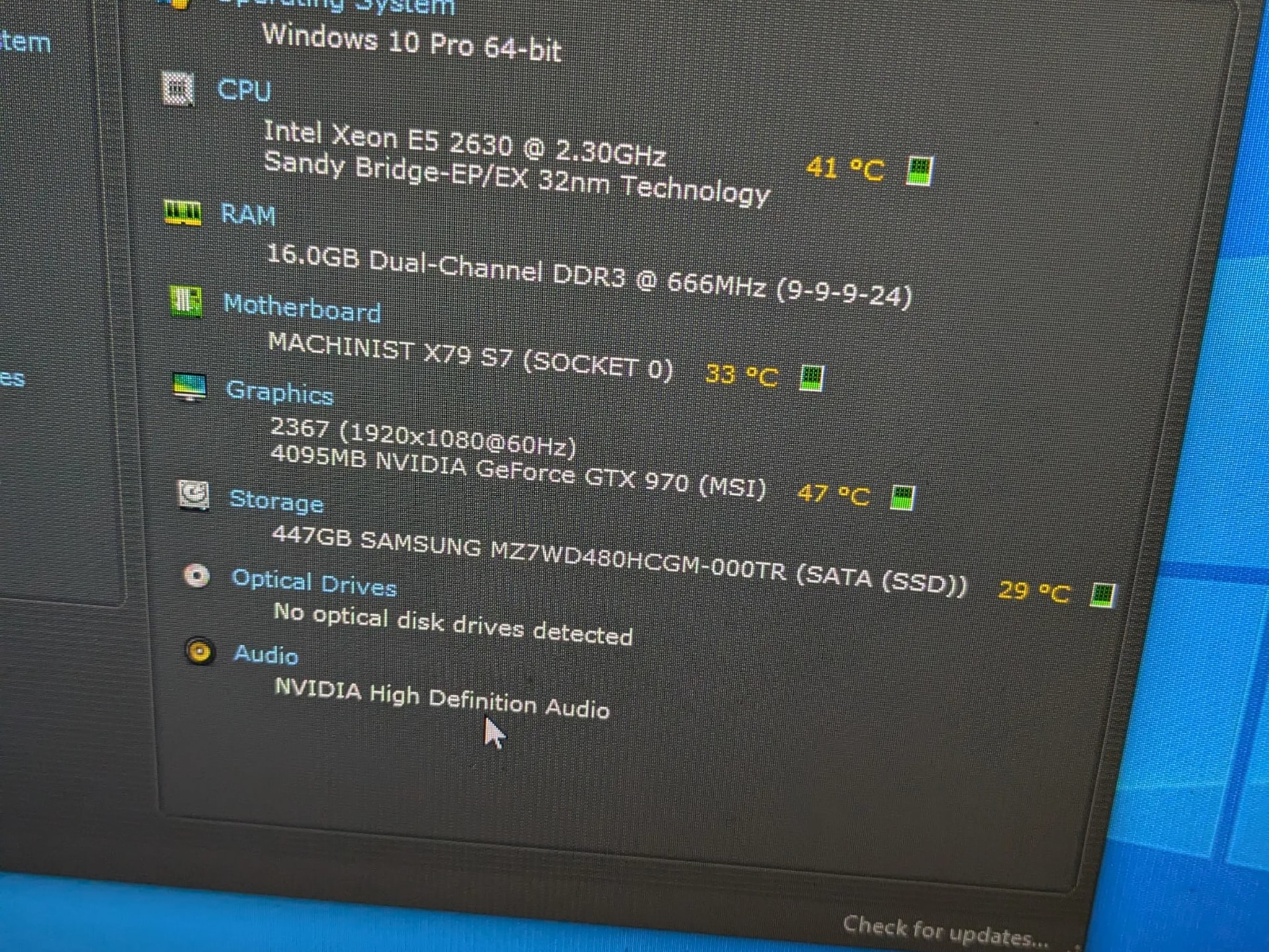 SCRATCH AND DENT Xeon 6 Core, GTX 970 4GB, 16GB RAM, 480GB SSD, WiFi, RGB (No Glass Panel!)
